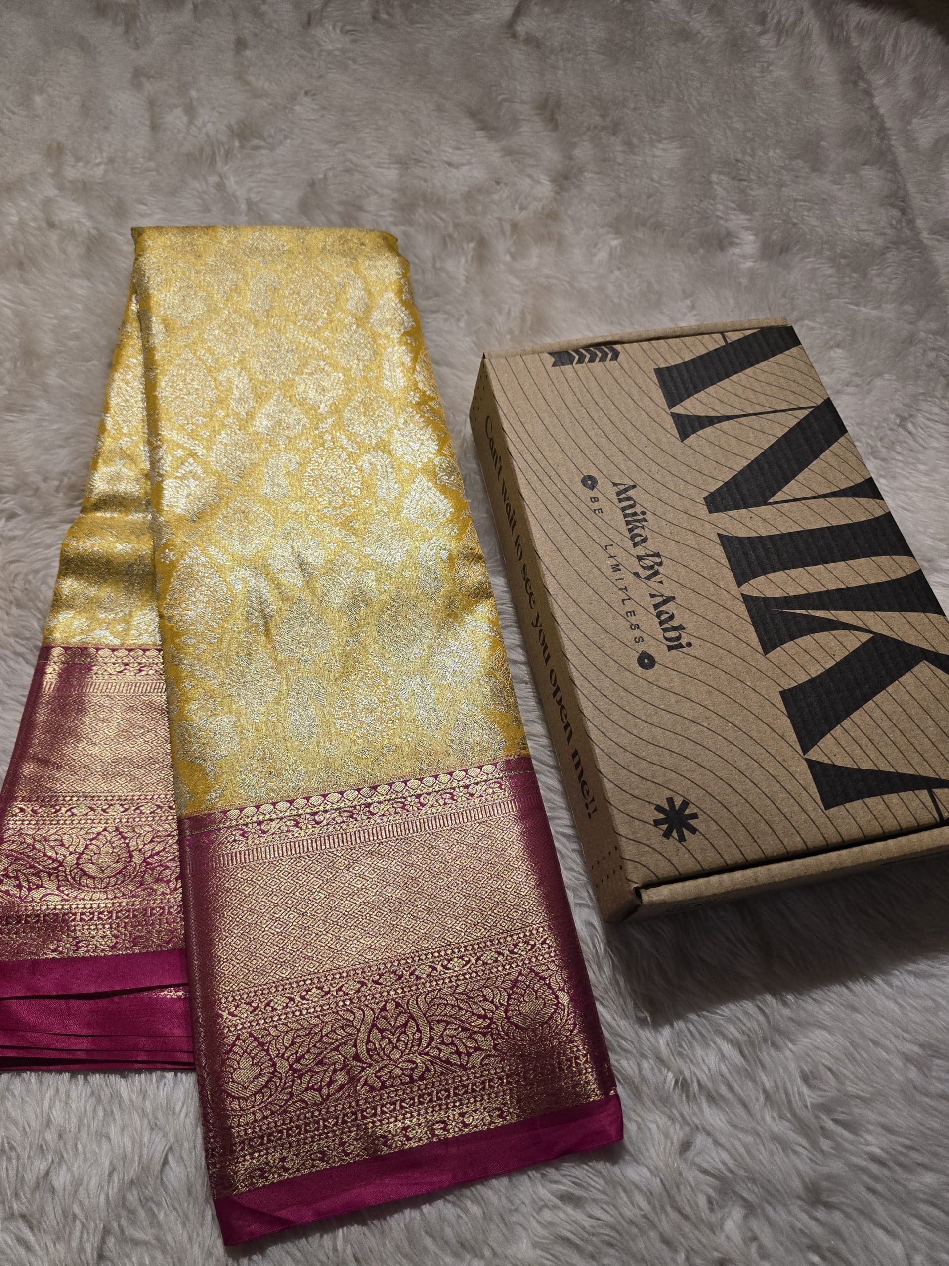 SWAYAMVARAM-BRIDAL YELLOW WITH PINK SAREE