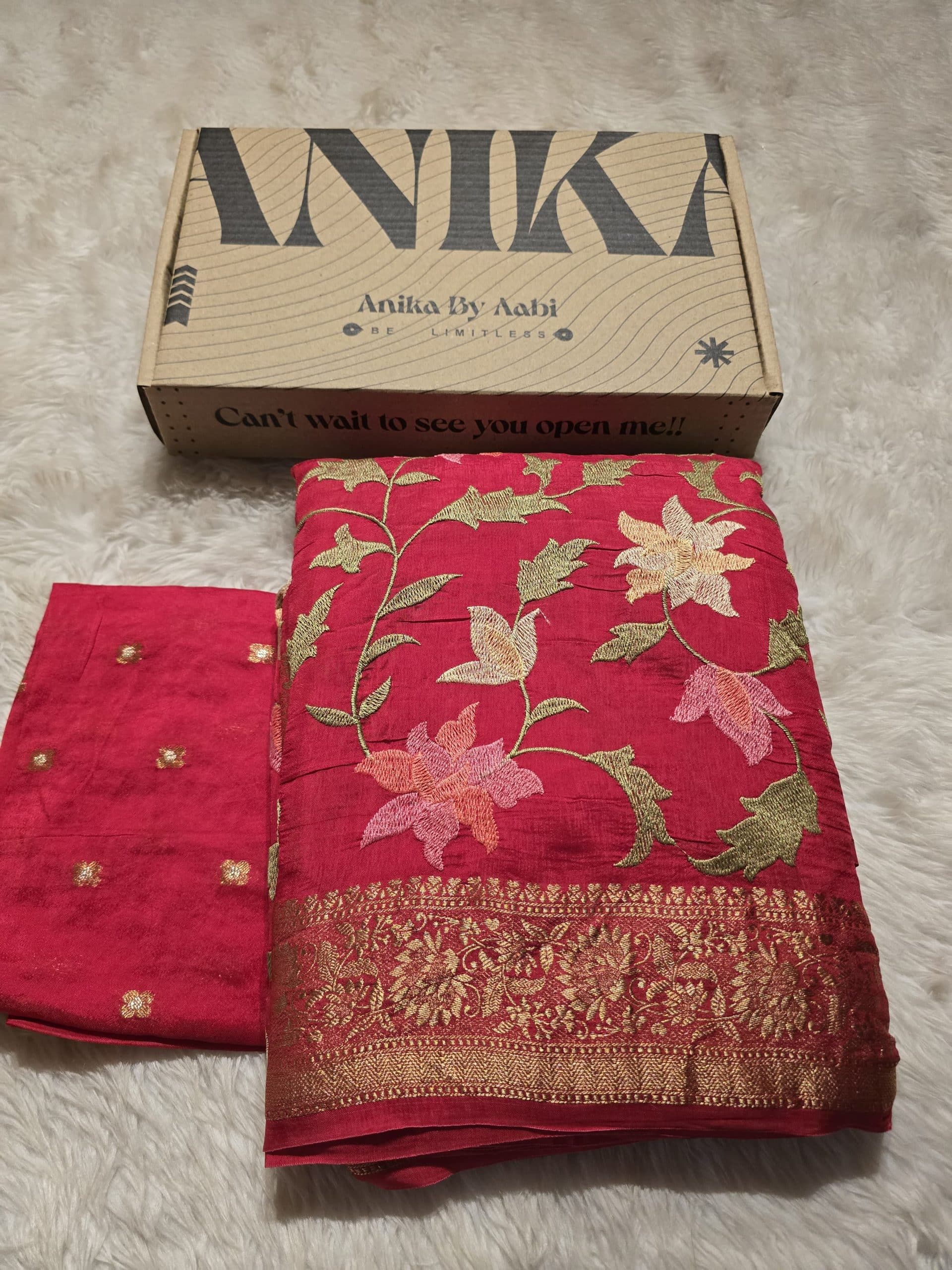 KIRTI-RANIPINK SAREE