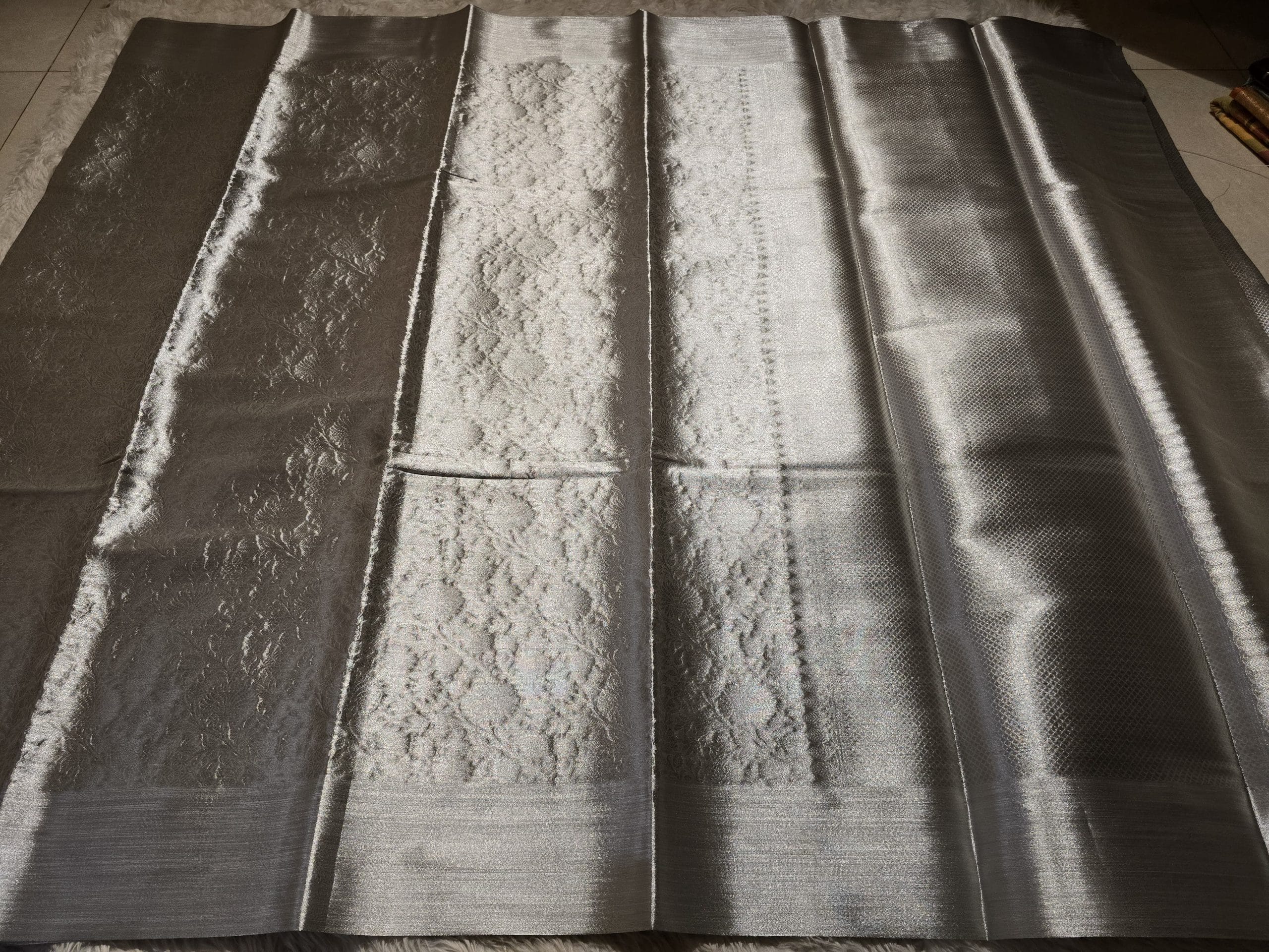NITA-SILVER SAREE