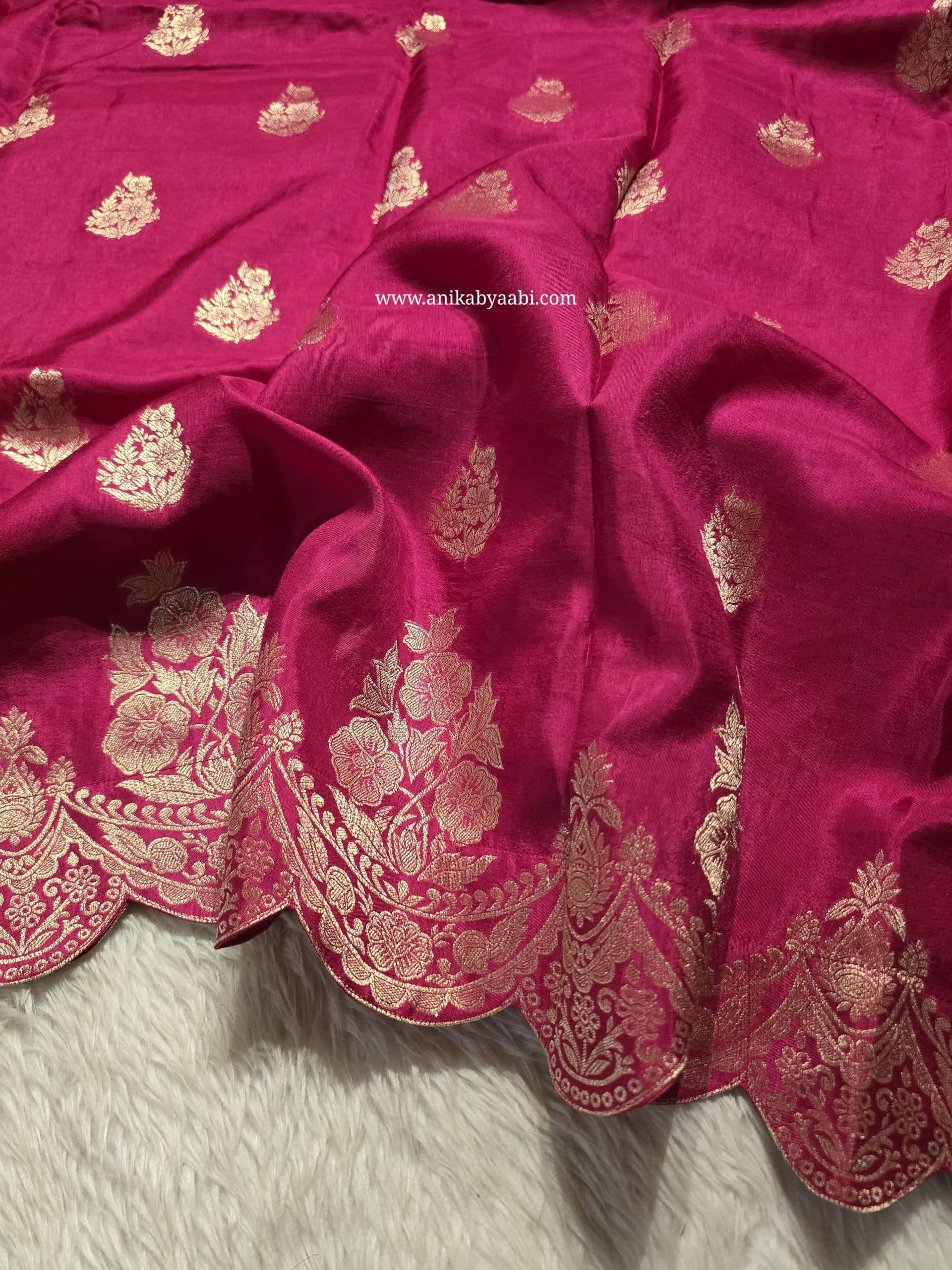ANIKA LUXE-RANIPINK BRIDAL EDIT SAREE
