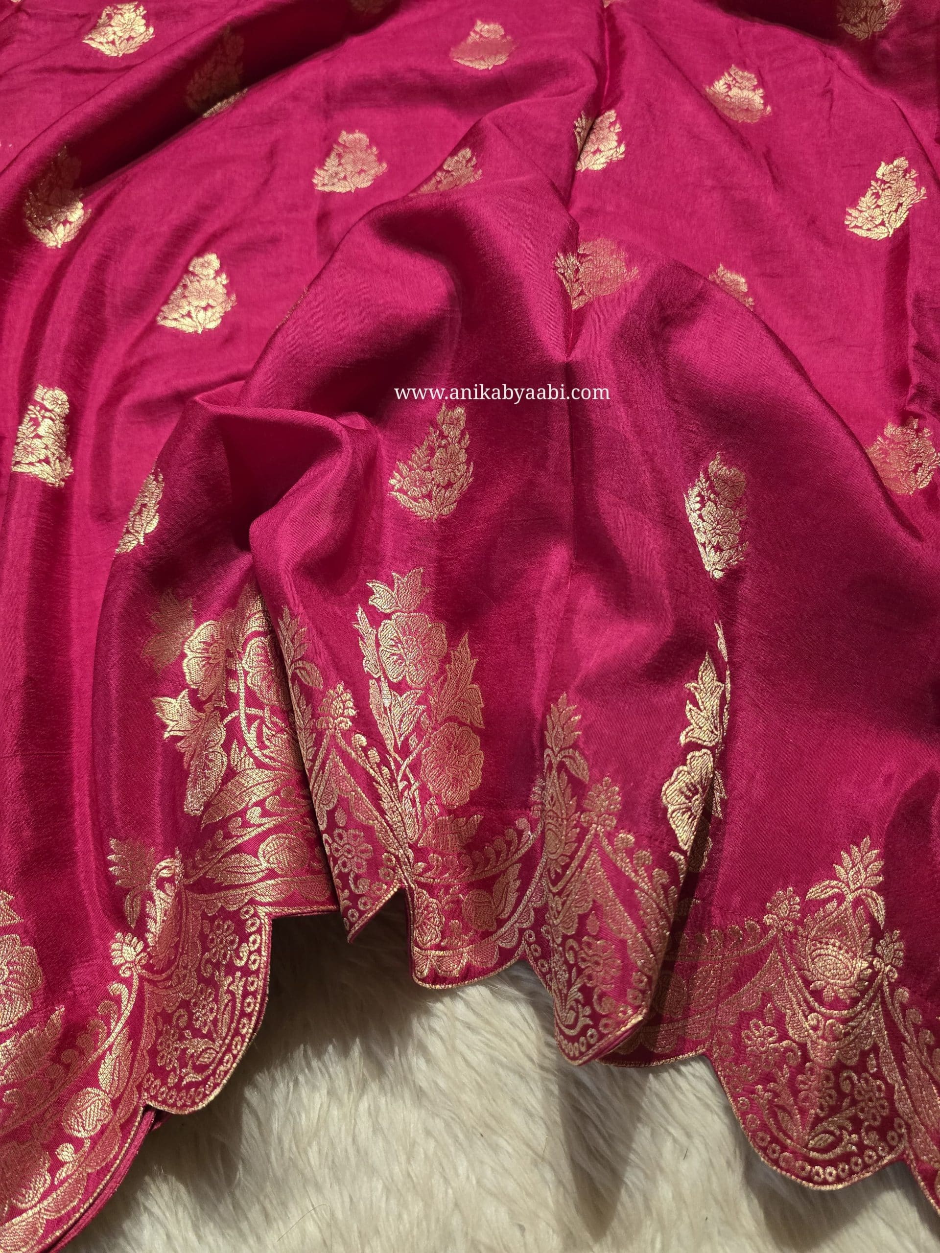 ANIKA LUXE-RANIPINK BRIDAL EDIT SAREE