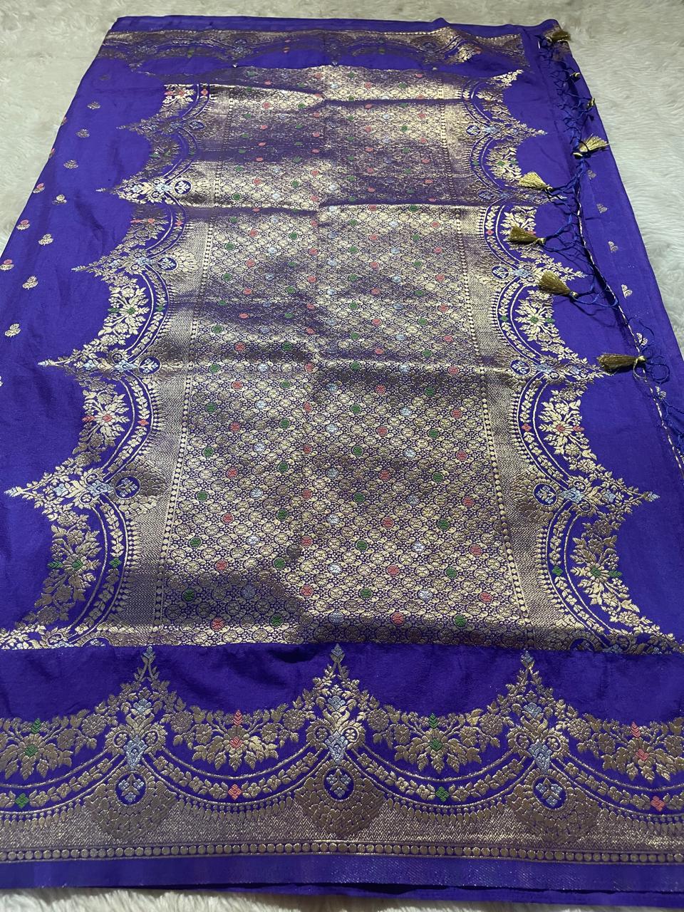 DIYA-ROYAL BLUE SAREE