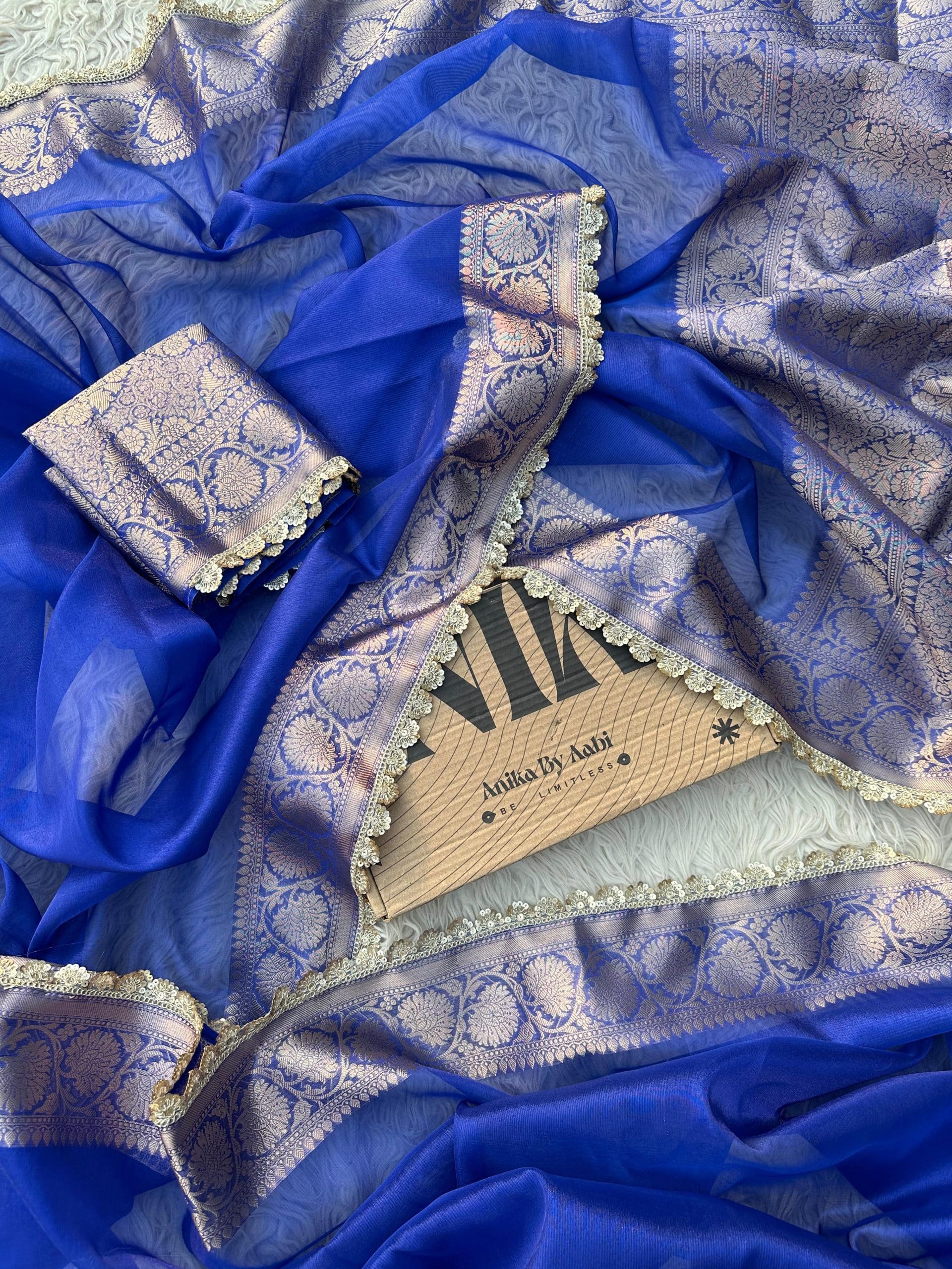 Anika's  Tissue - Royal Blue
