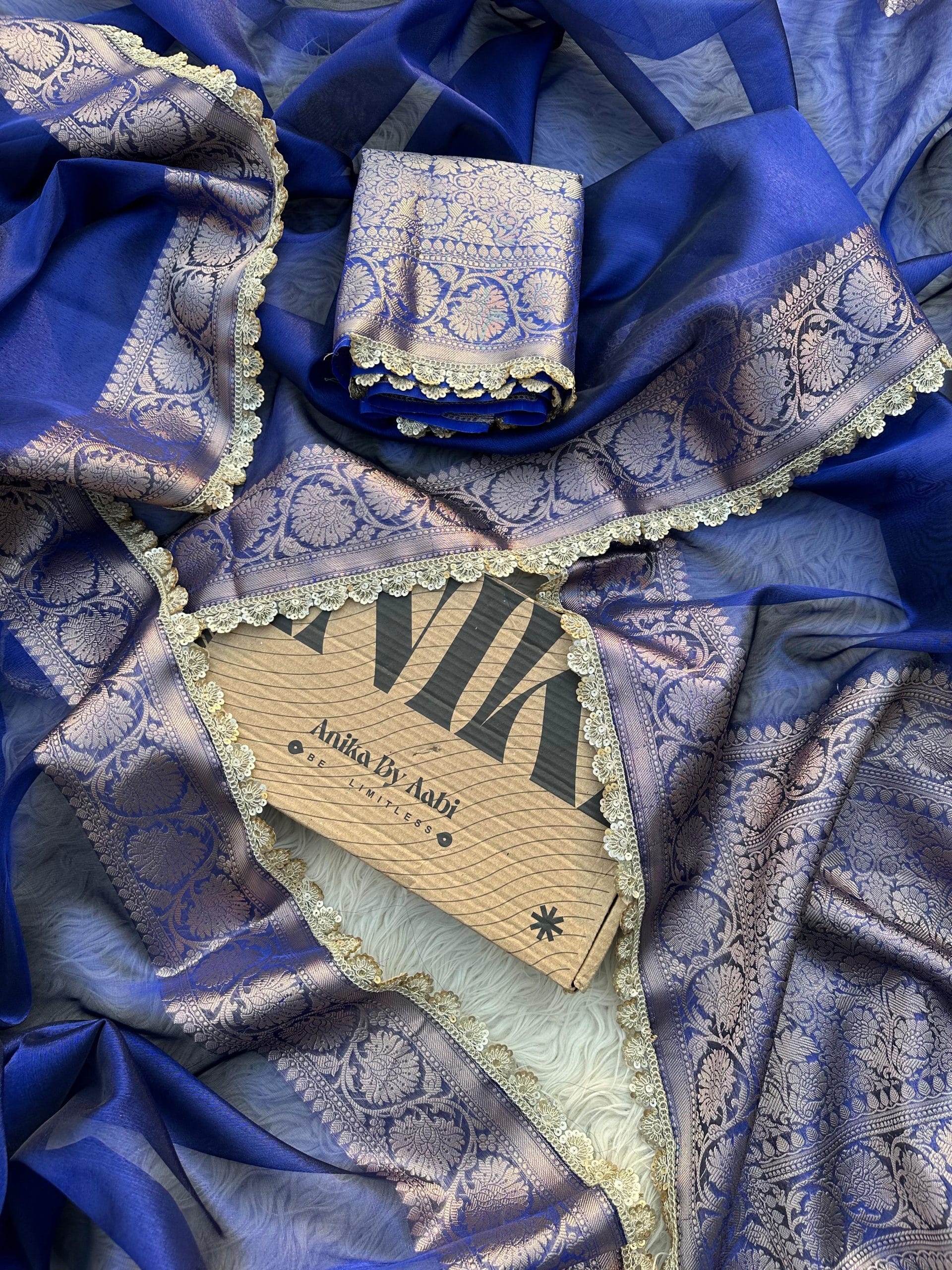 Anika's  Tissue - Royal Blue