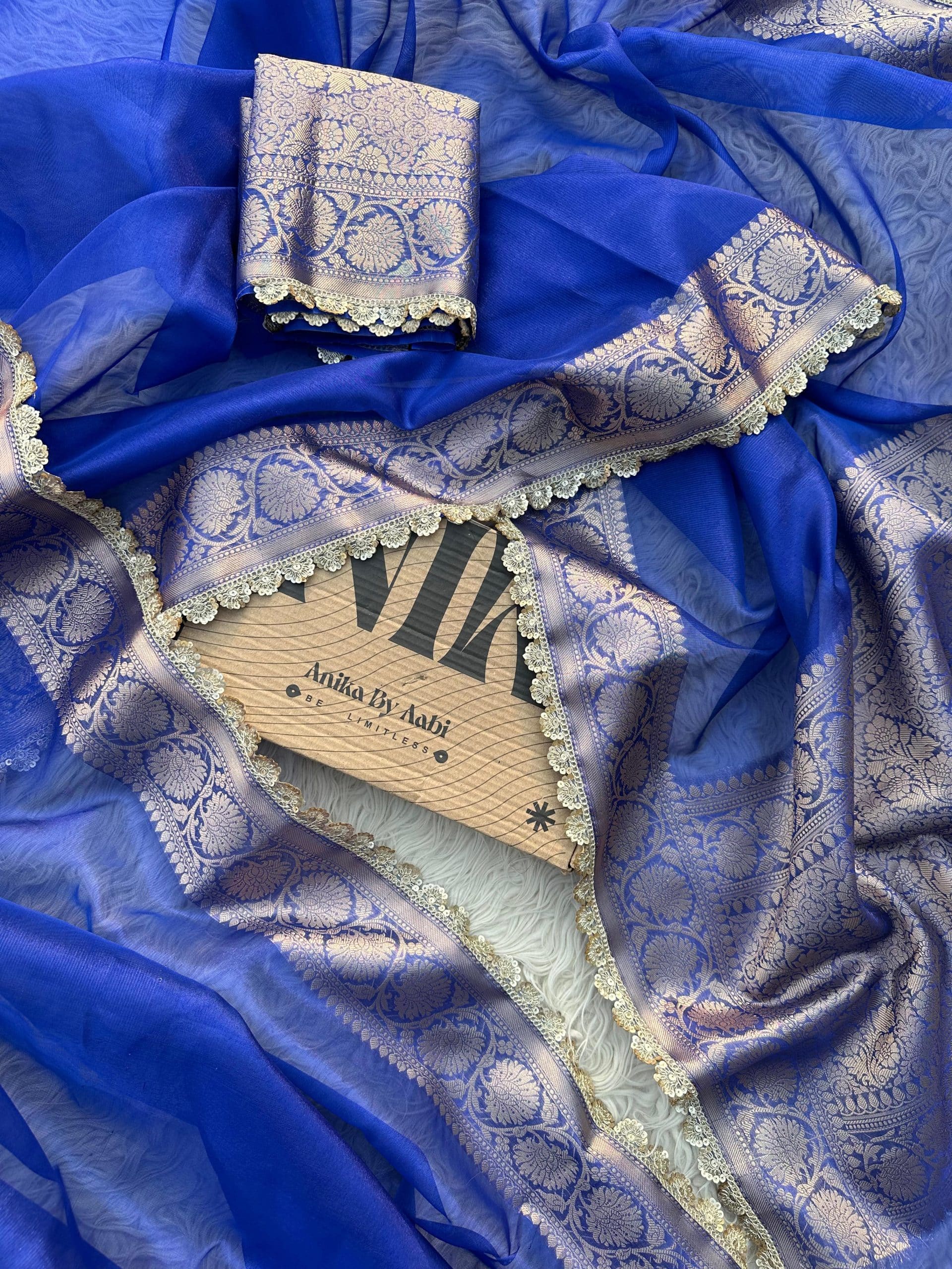 Anika's  Tissue - Royal Blue