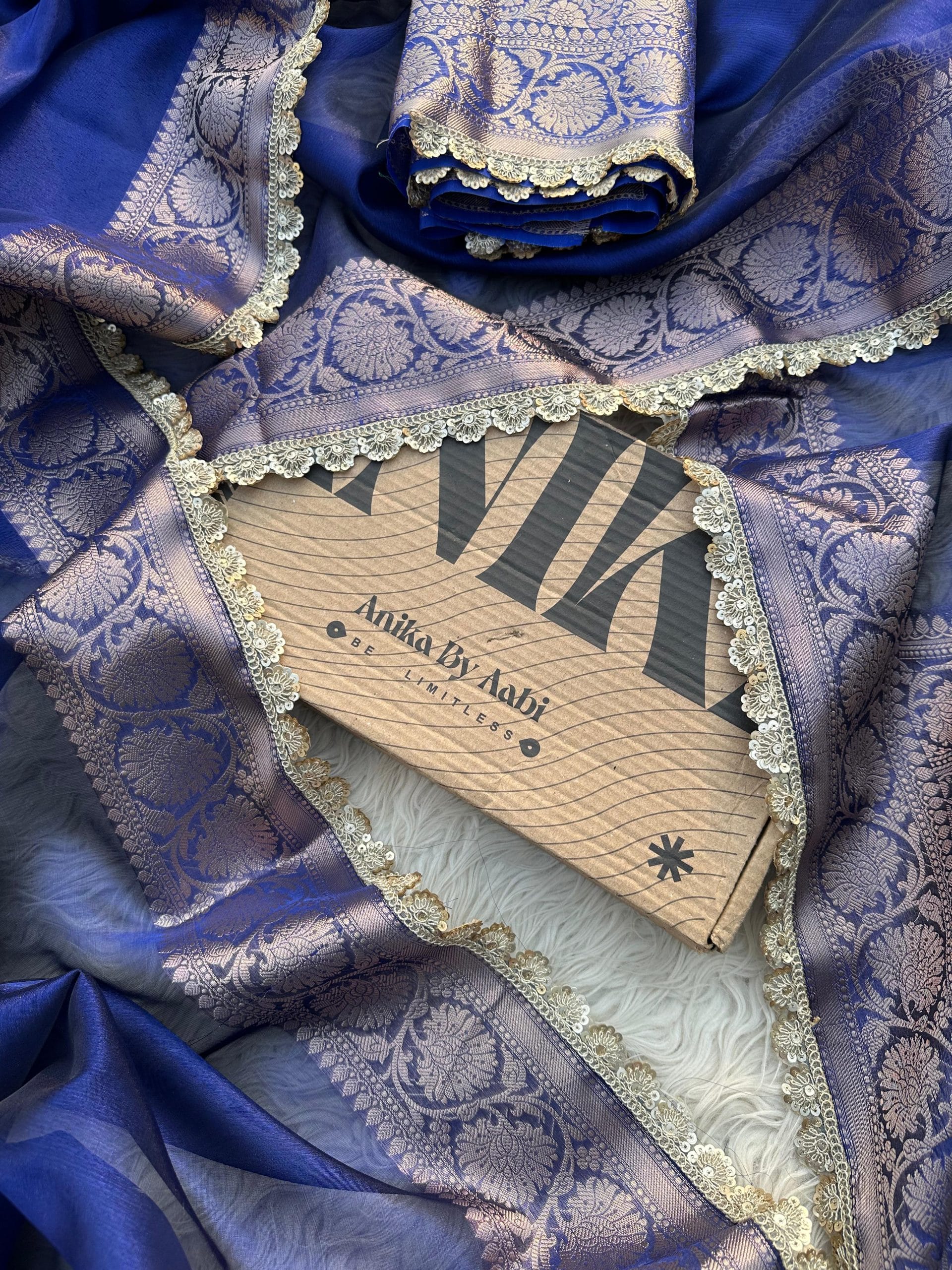 Anika's  Tissue - Royal Blue