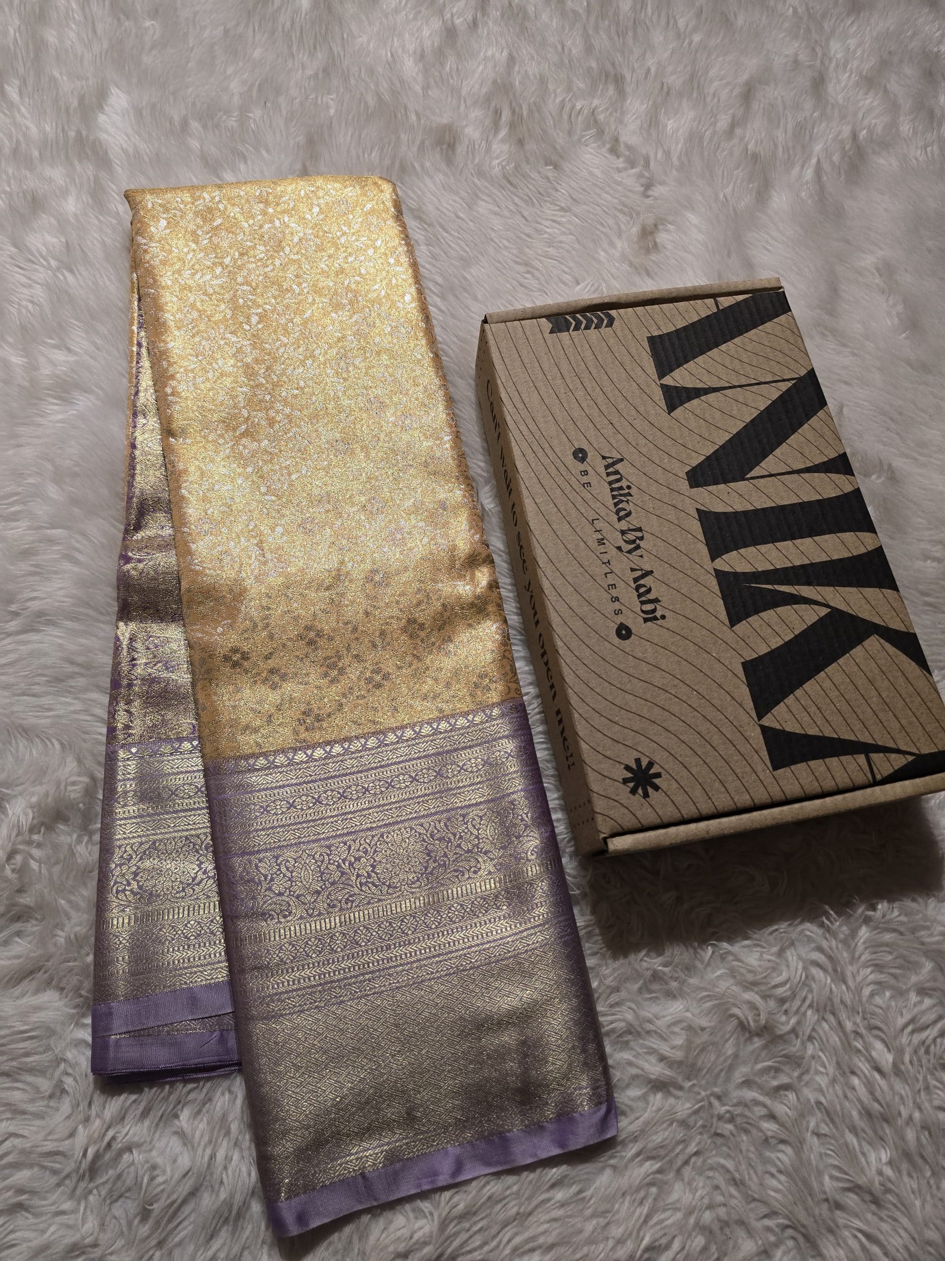 SWAYAMVARAM-YELLOW WITH LAVENDER SAREE