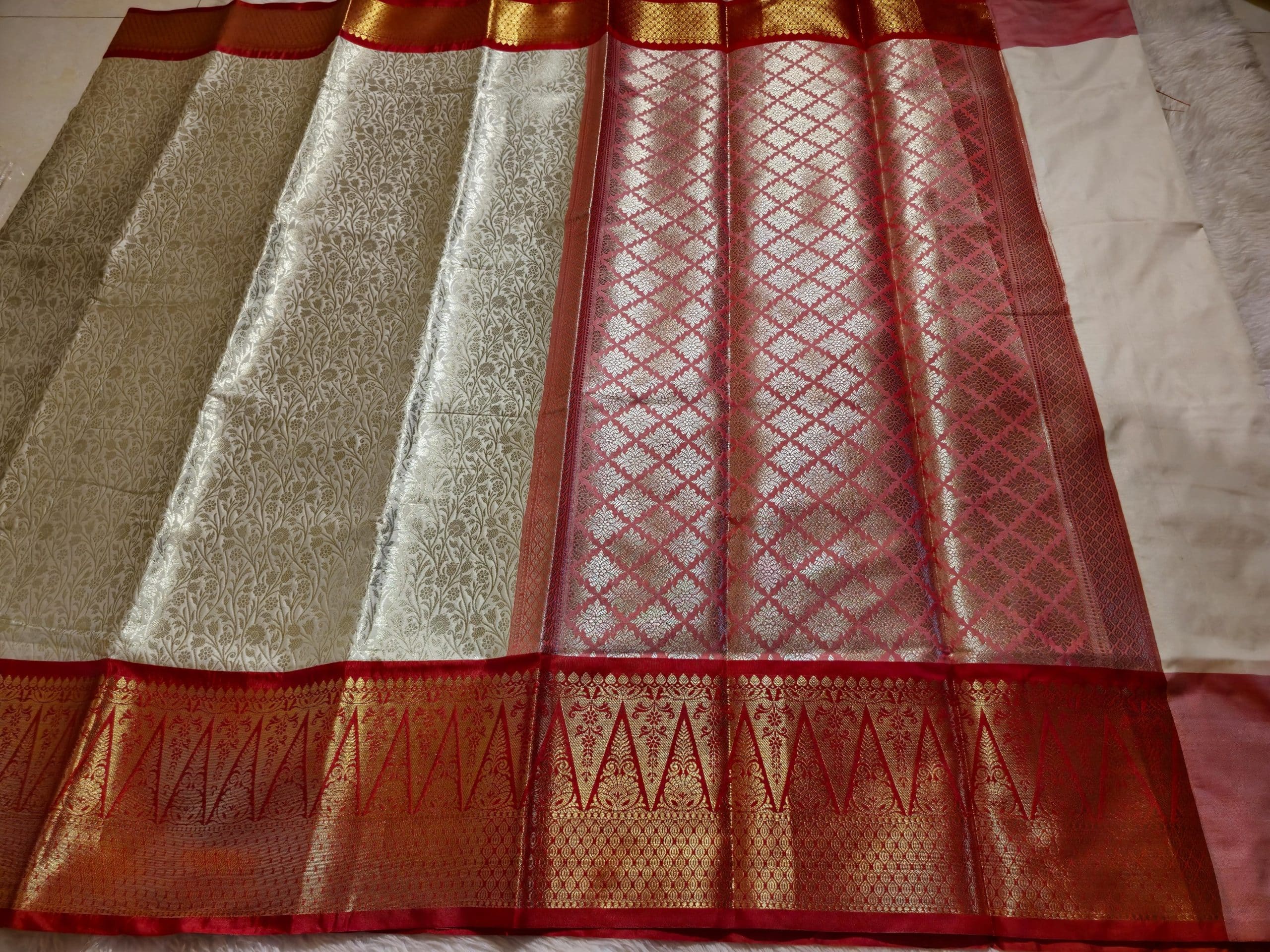 ANIKA'S SEMI KANCHI SILK SAREE  -AS01