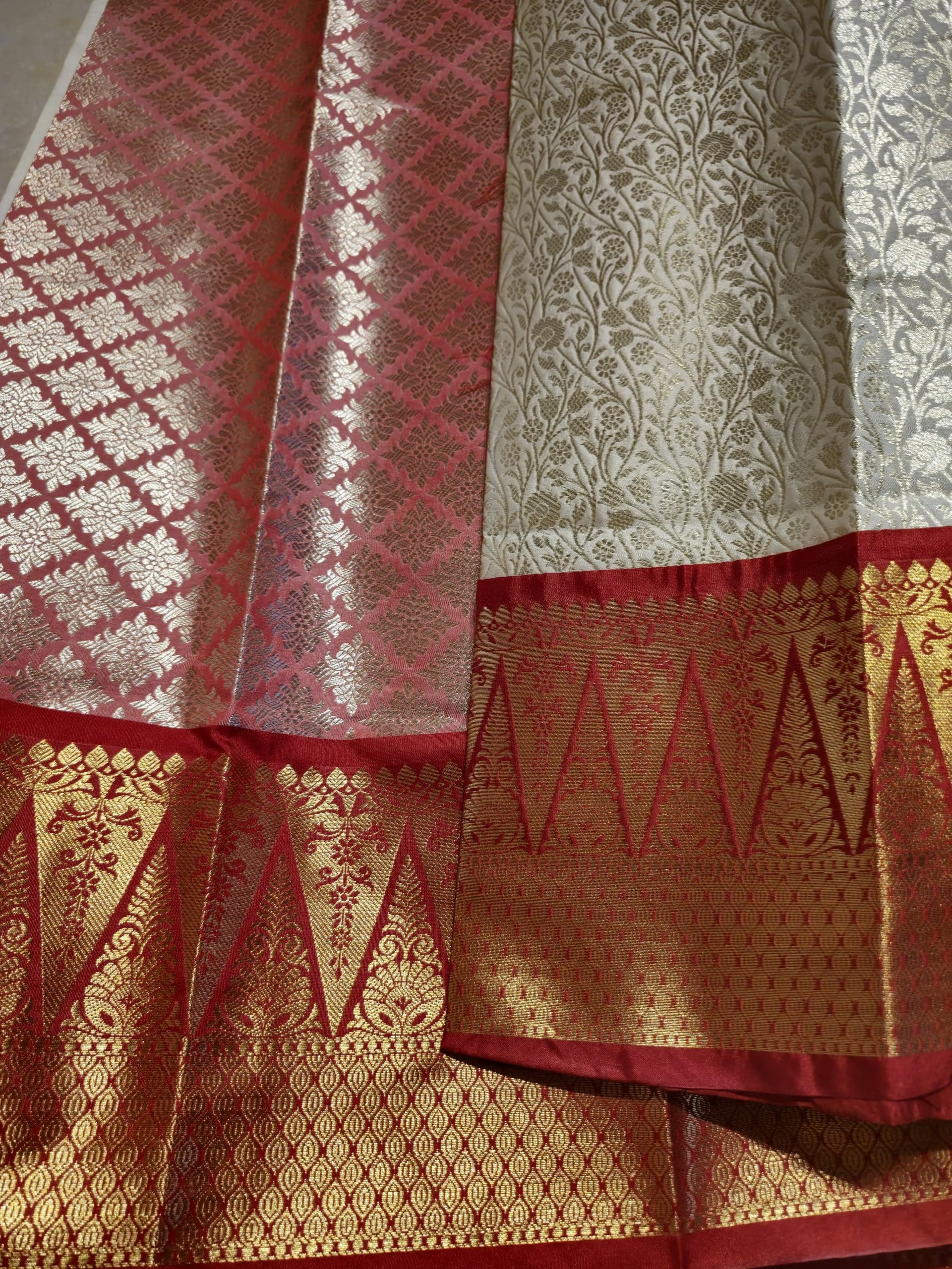 ANIKA'S SEMI KANCHI SILK SAREE  -AS01