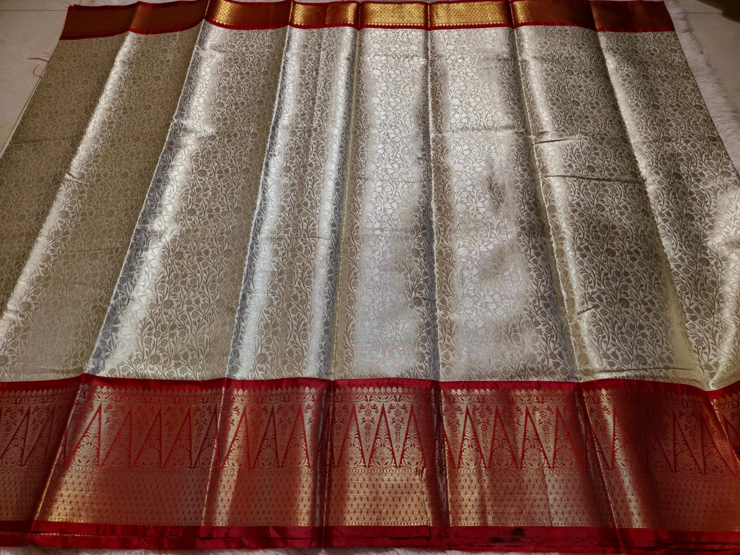 ANIKA'S SEMI KANCHI SILK SAREE  -AS01