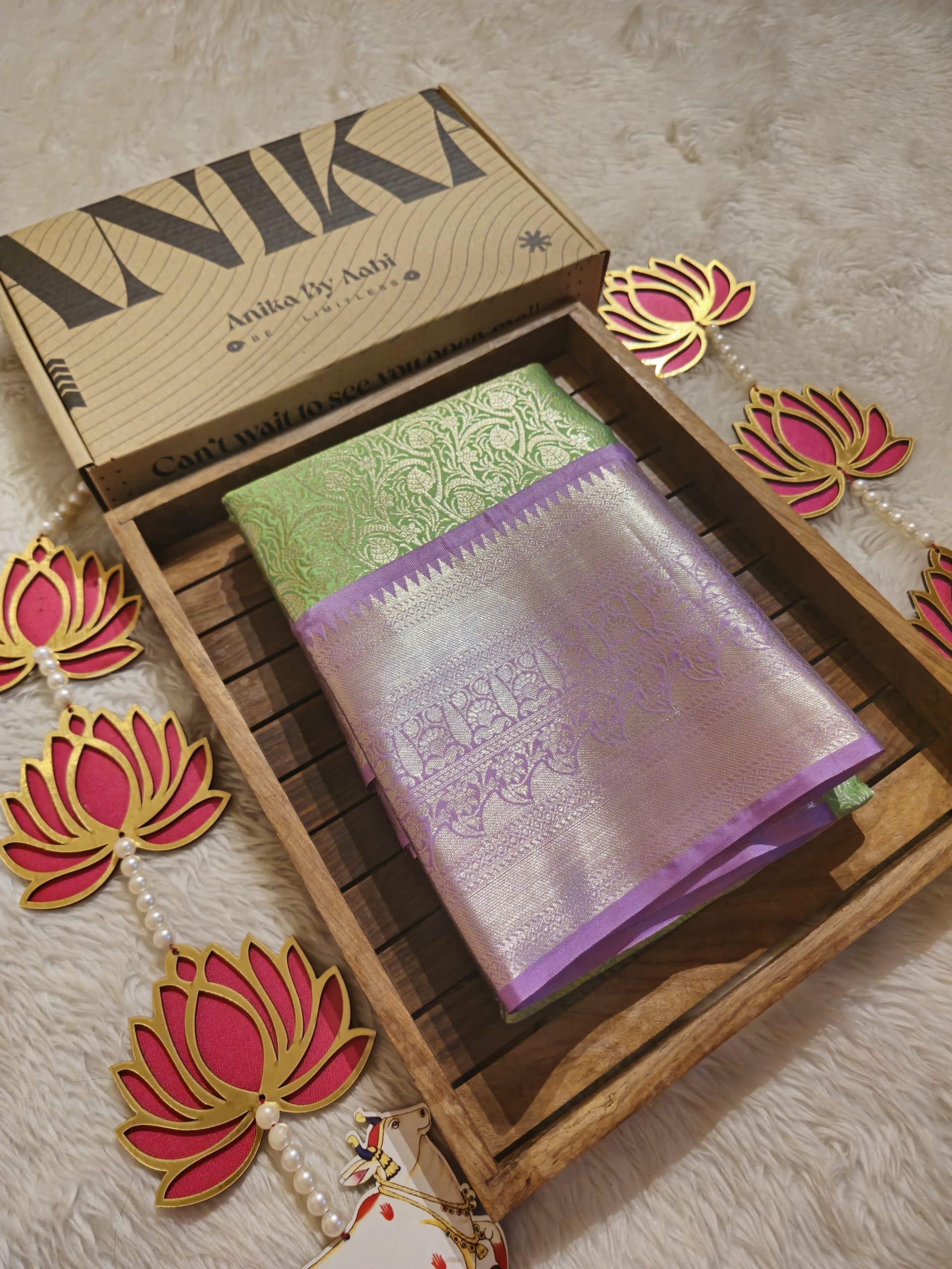 ANIKA'S KANCHI SEMI SILK SAREE-AS03