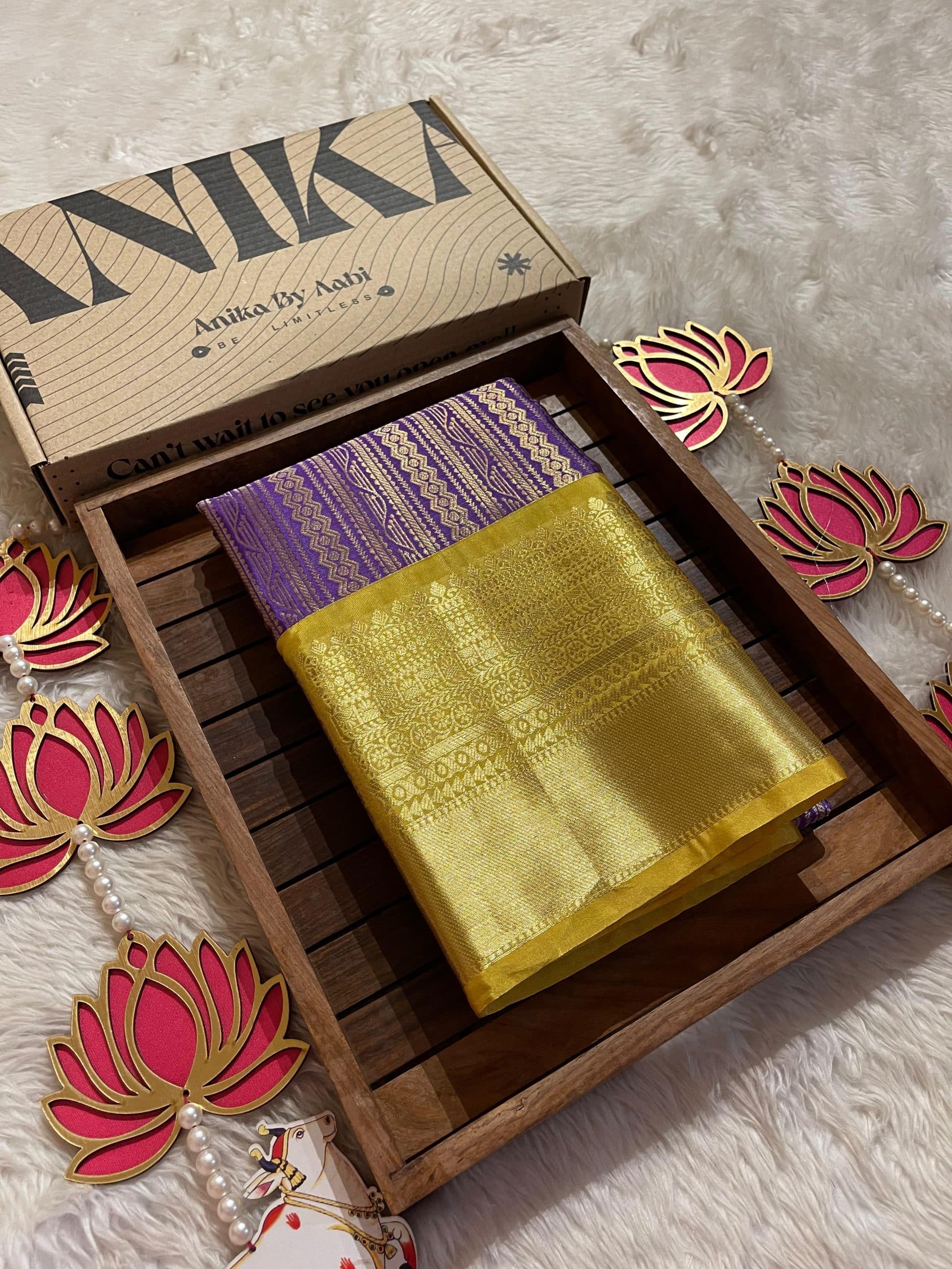 ANIKA'S KANCHI SEMI SILK SAREE-AS09