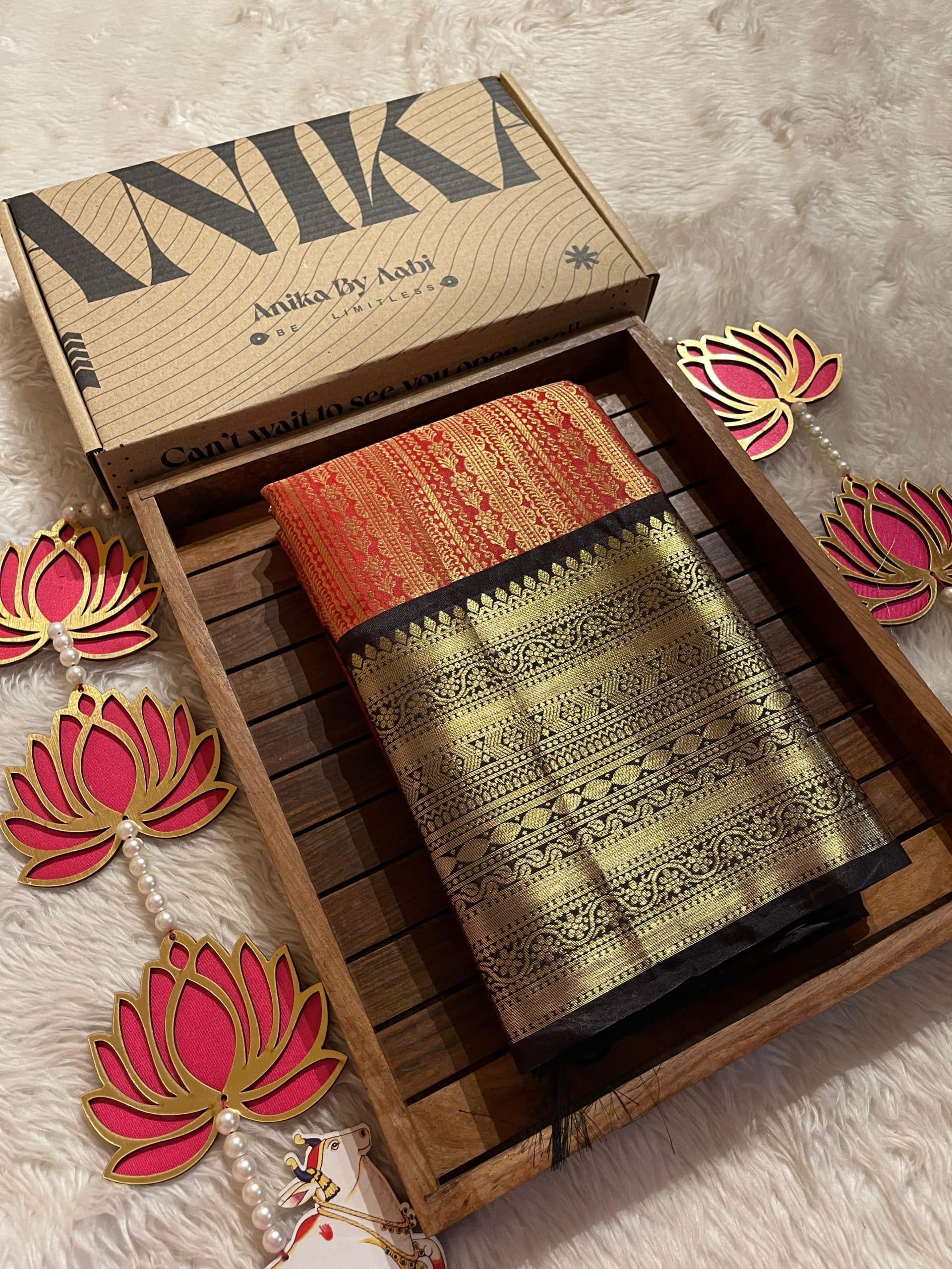 ANIKA'S KANCHI SEMI SILK SAREE-AS12