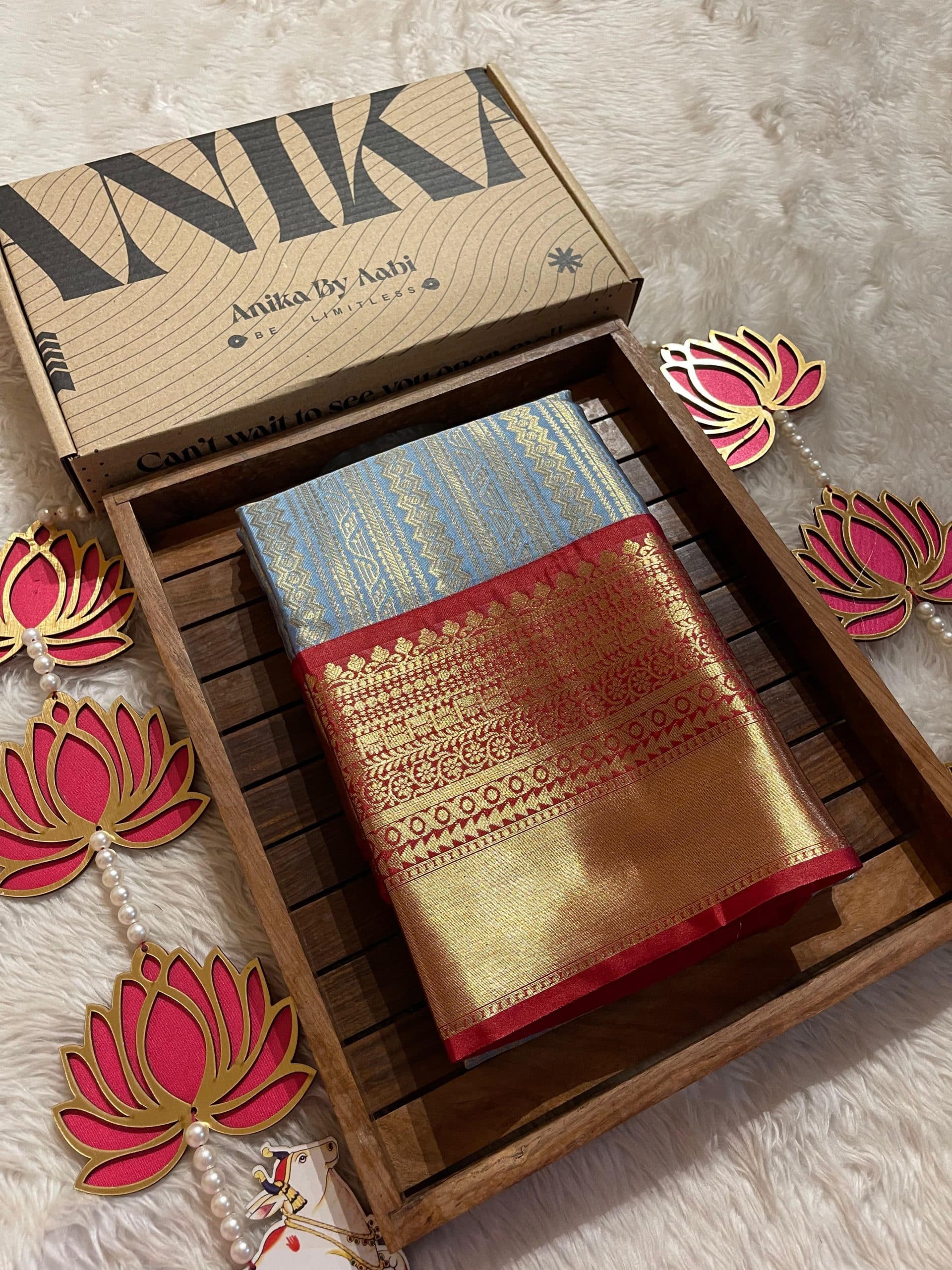 ANIKA'S KANCHI SEMI SILK SAREE-AS13