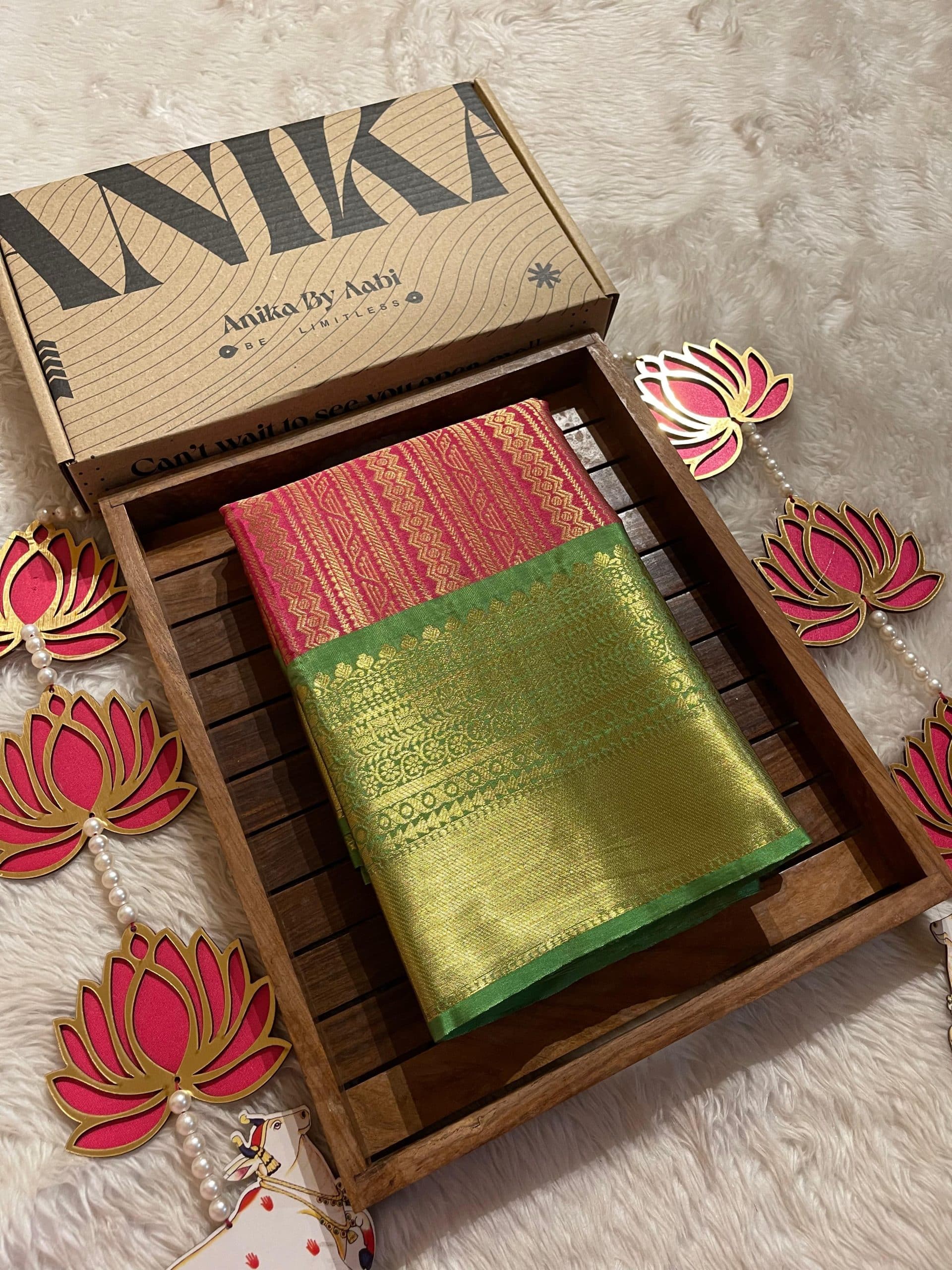 ANIKA'S KANCHI SEMI SILK SAREE-AS14