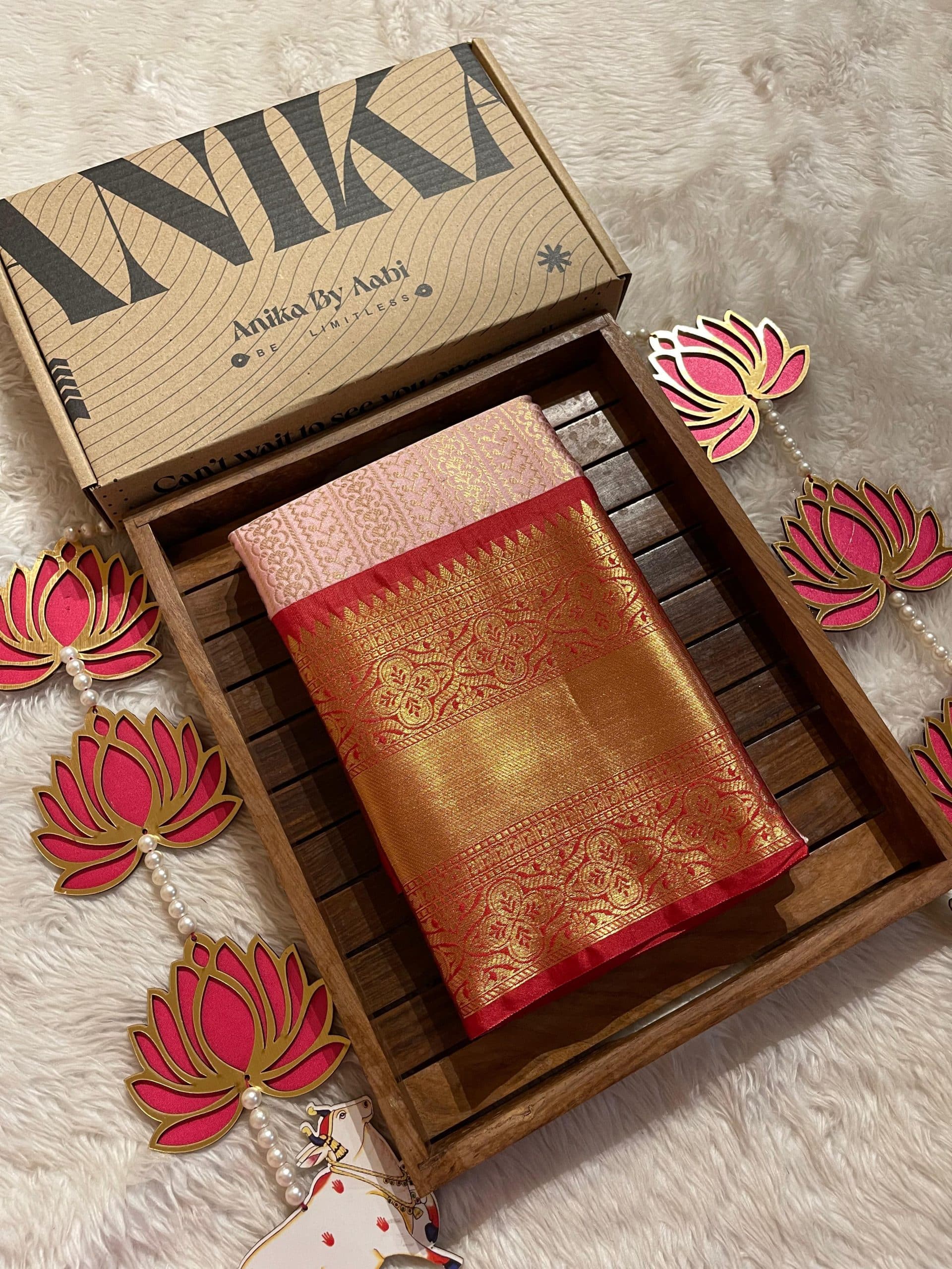 ANIKA'S KANCHI SEMI SILK SAREE-AS27
