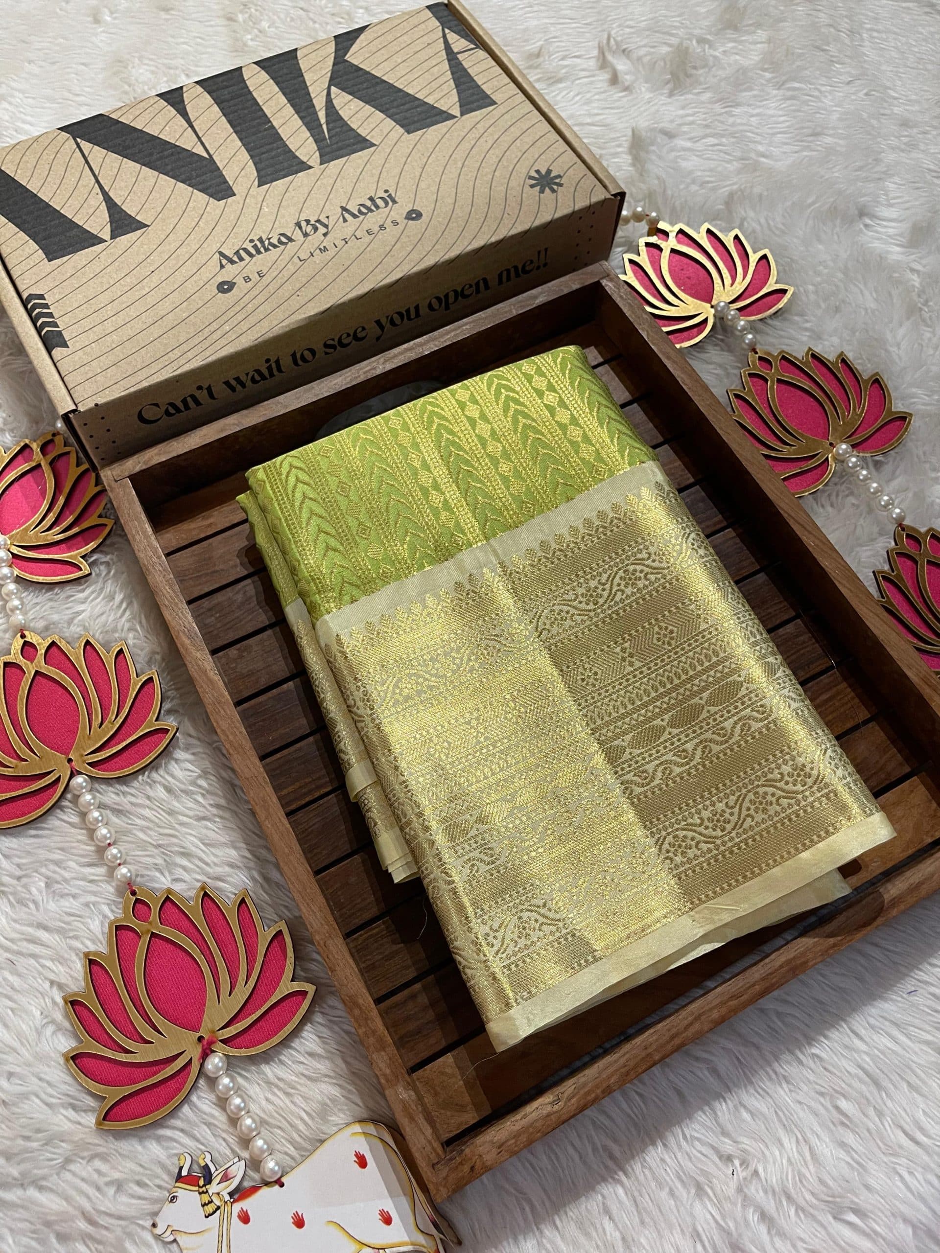 ANIKA'S KANCHI SEMI SILK SAREE-AS15