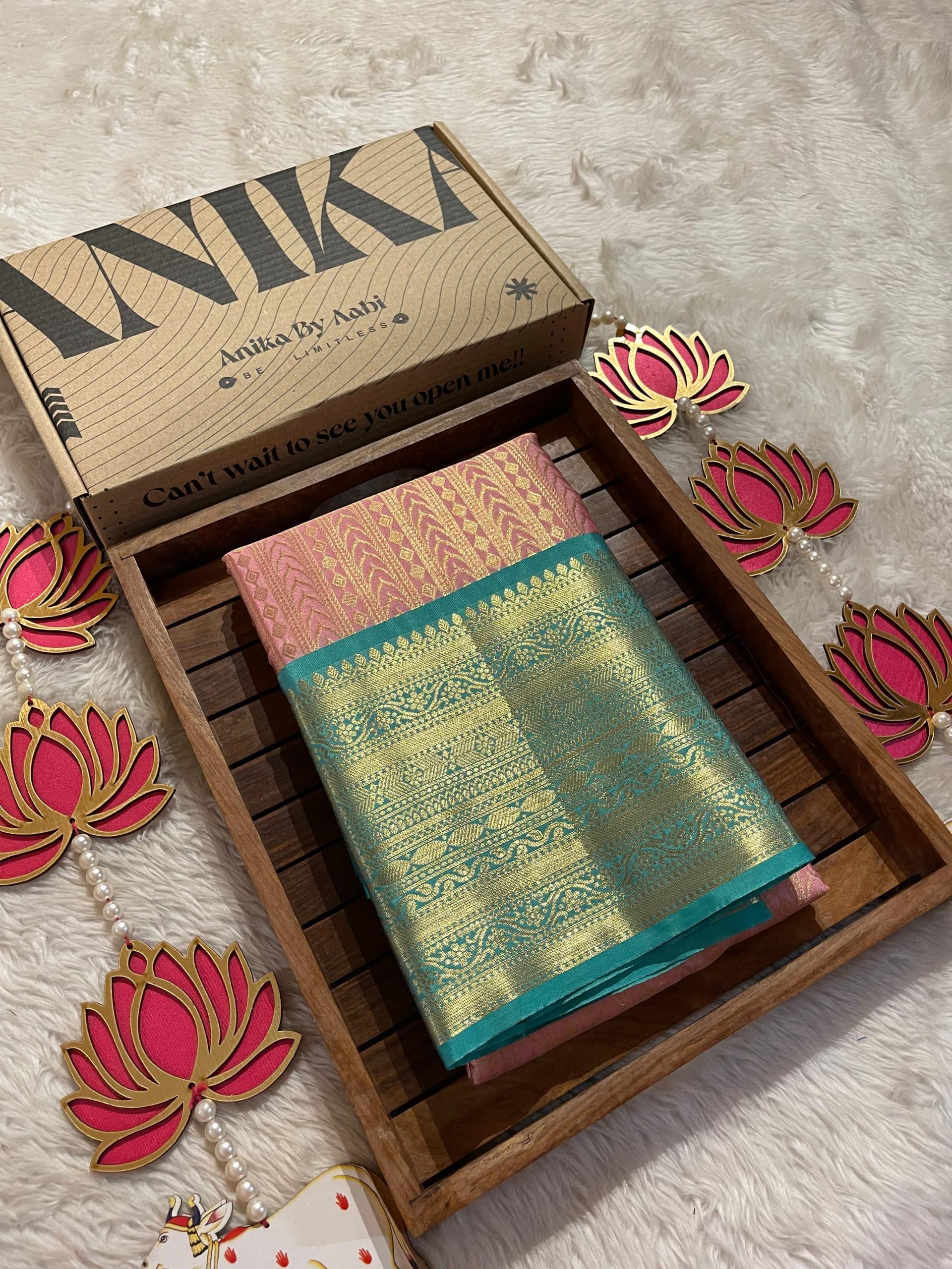 ANIKA'S KANCHI SEMI SILK SAREE-AS17