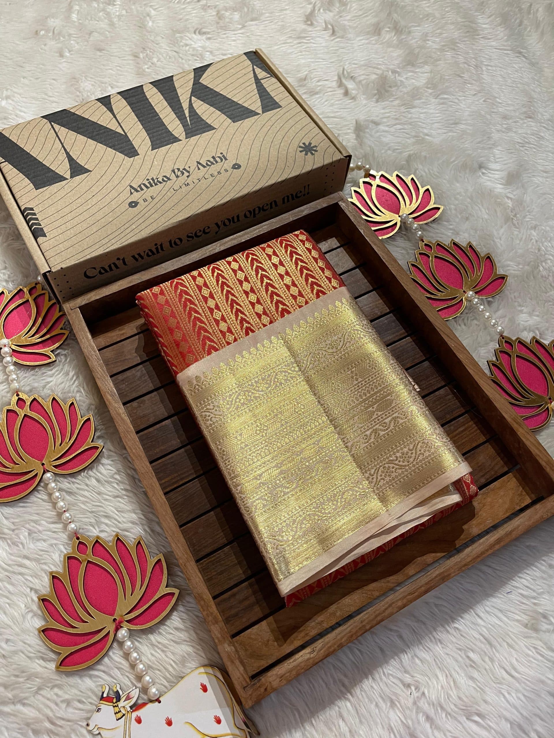 ANIKA'S KANCHI SEMI SILK SAREE-AS18