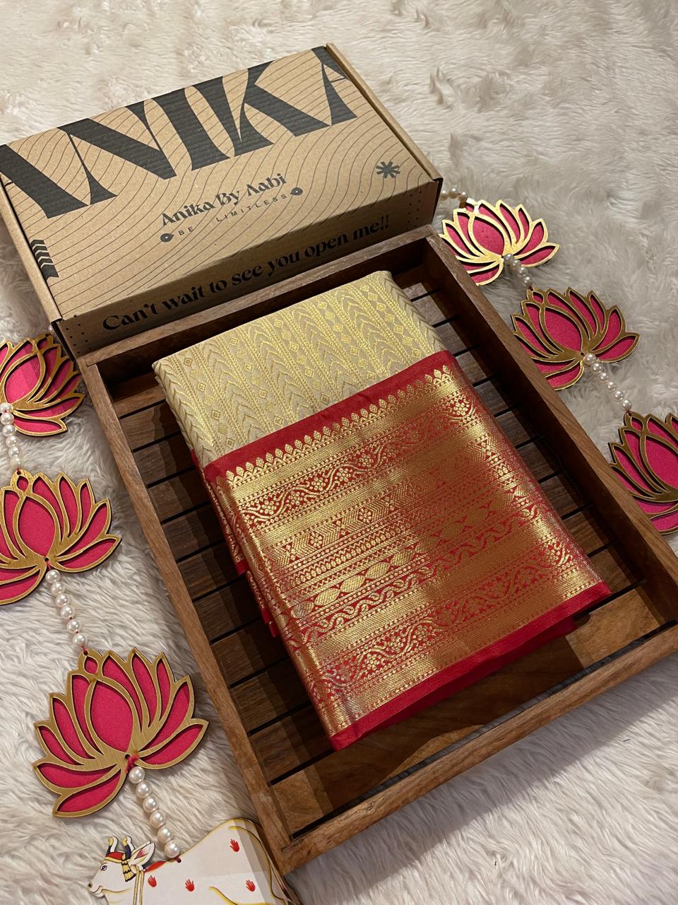 ANIKA'S KANCHI SEMI SILK SAREE-AS21