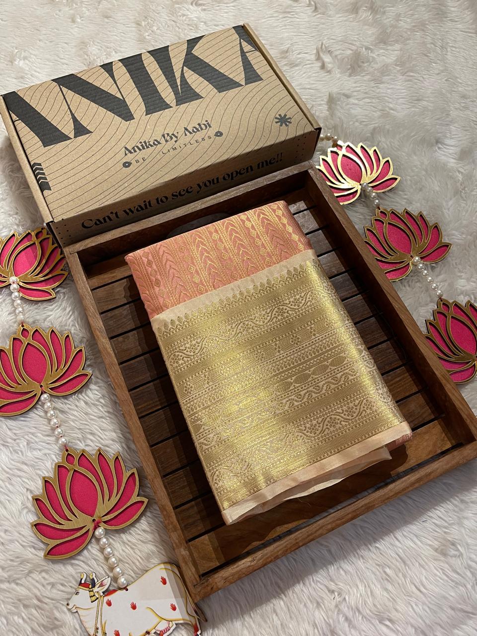 ANIKA'S KANCHI SEMI SILK SAREE-AS22