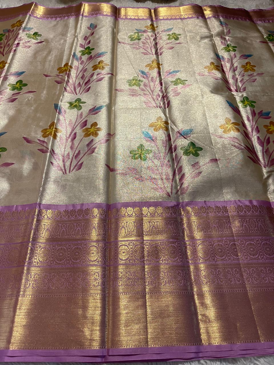 ANIKA'S KANCHI SEMI TISSUE SILK SAREE-AK01