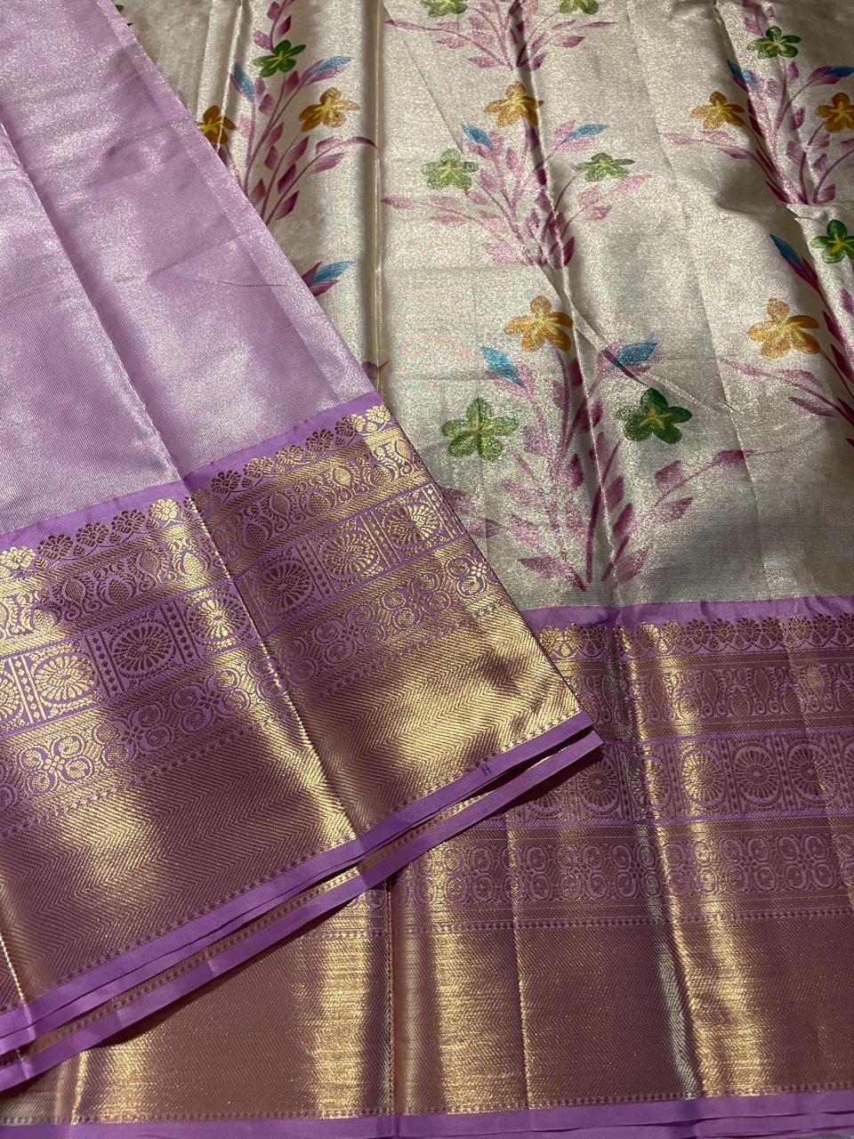 ANIKA'S KANCHI SEMI TISSUE SILK SAREE-AK01
