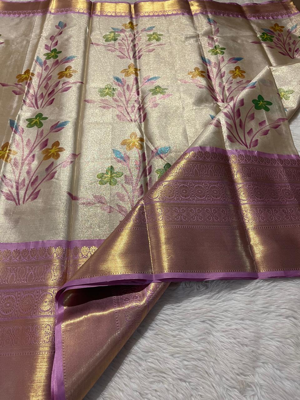 ANIKA'S KANCHI SEMI TISSUE SILK SAREE-AK01