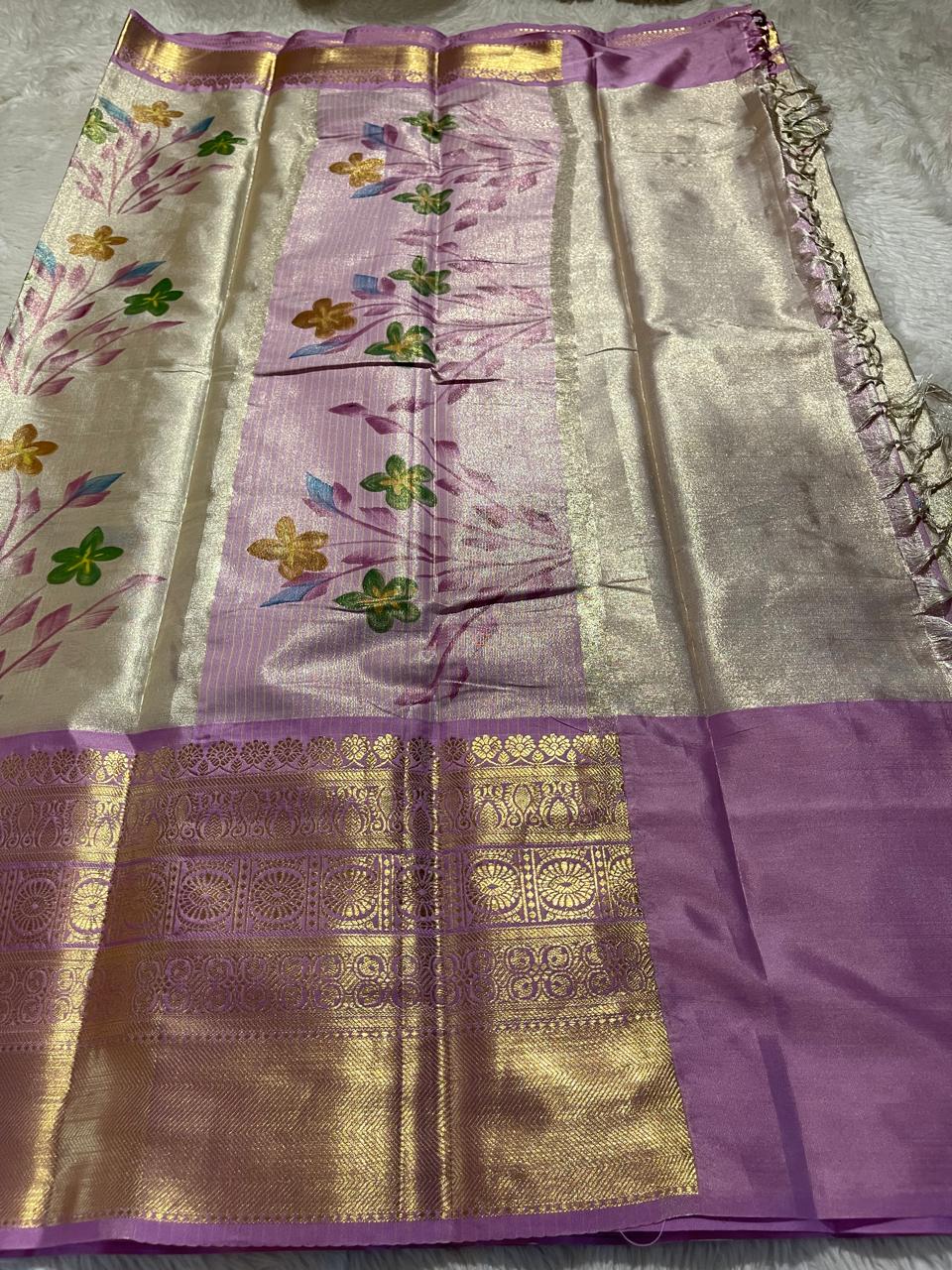 ANIKA'S KANCHI SEMI TISSUE SILK SAREE-AK01
