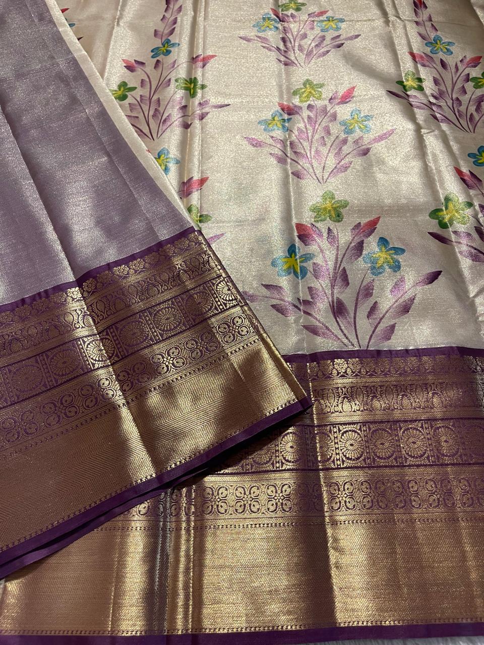 ANIKA'S KANCHI SEMI TISSUE SILK SAREE-AK03