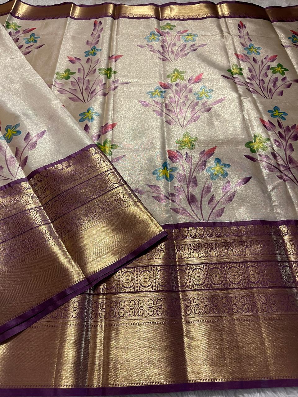 ANIKA'S KANCHI SEMI TISSUE SILK SAREE-AK03