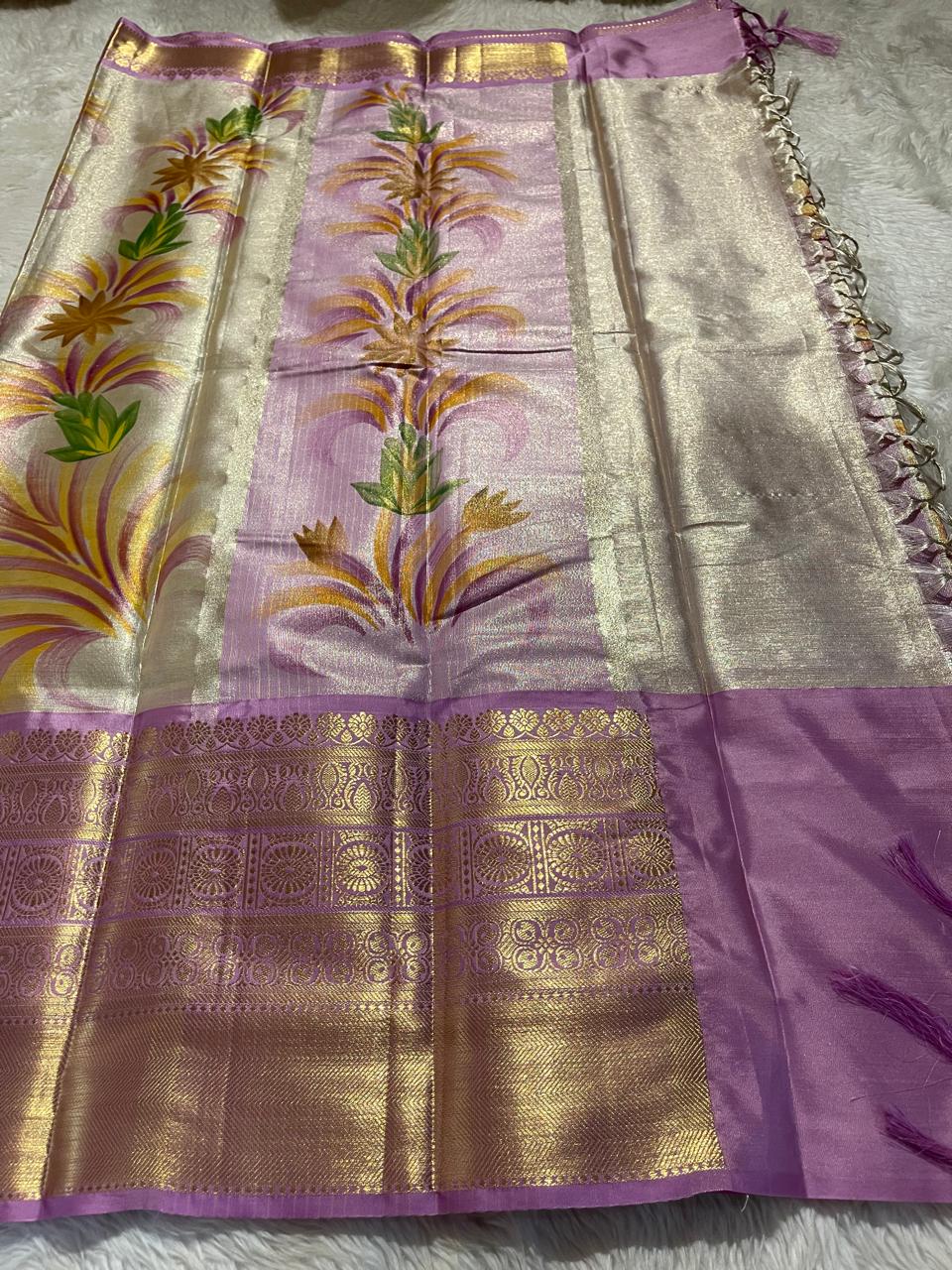ANIKA'S KANCHI SEMI TISSUE SILK SAREE-AK04