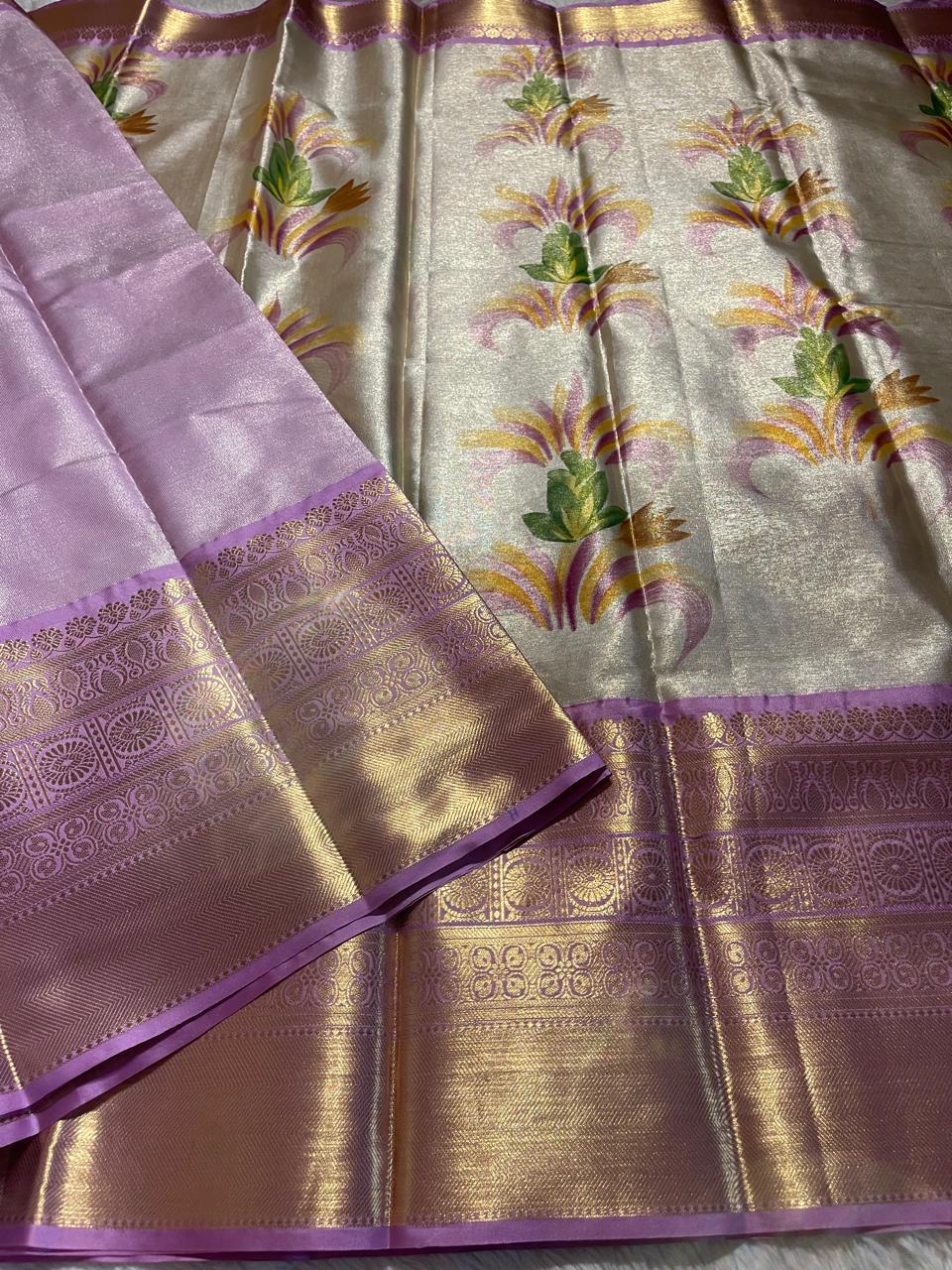 ANIKA'S KANCHI SEMI TISSUE SILK SAREE-AK04