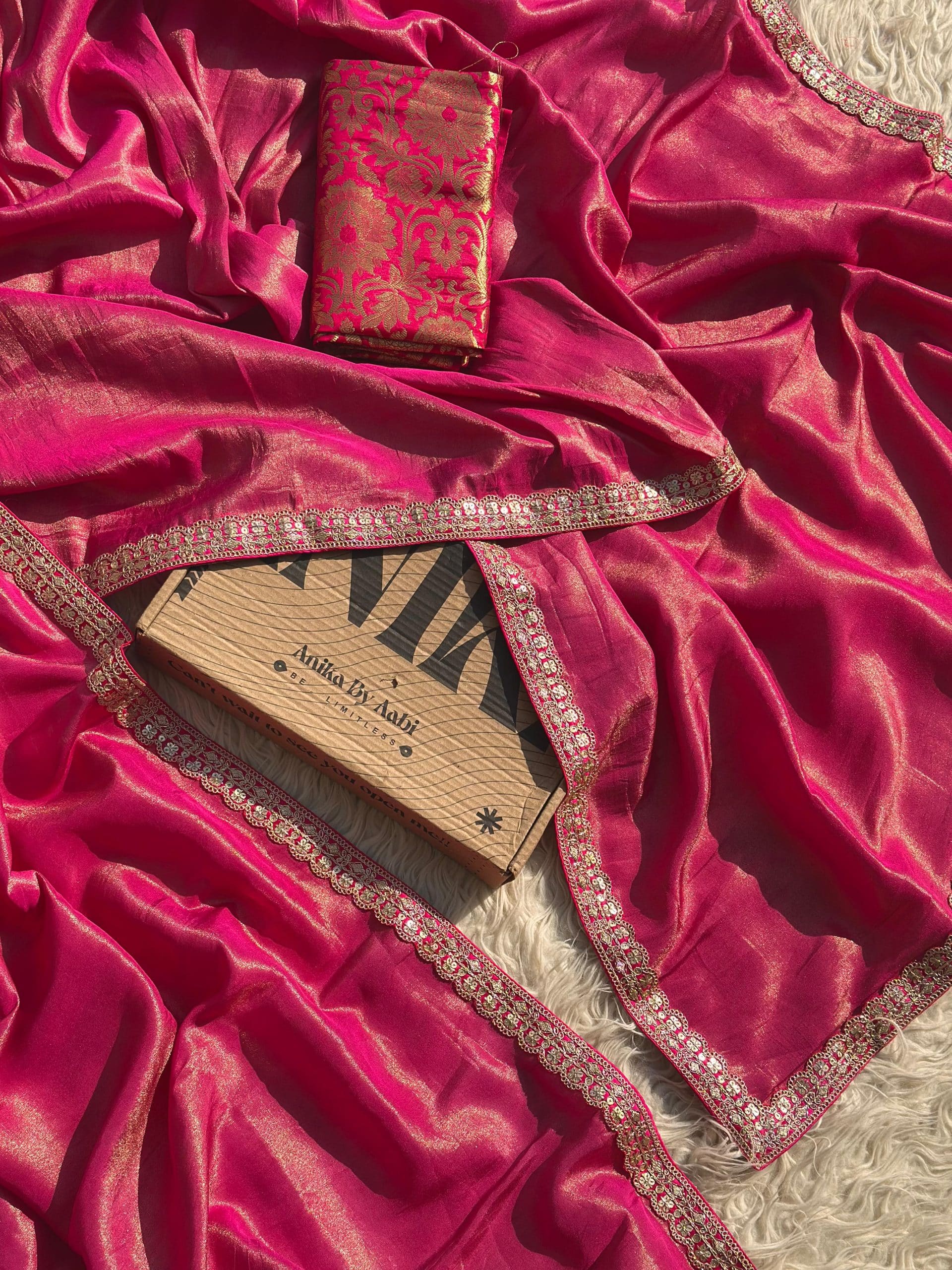 MIRA-RANIPINK SAREE
