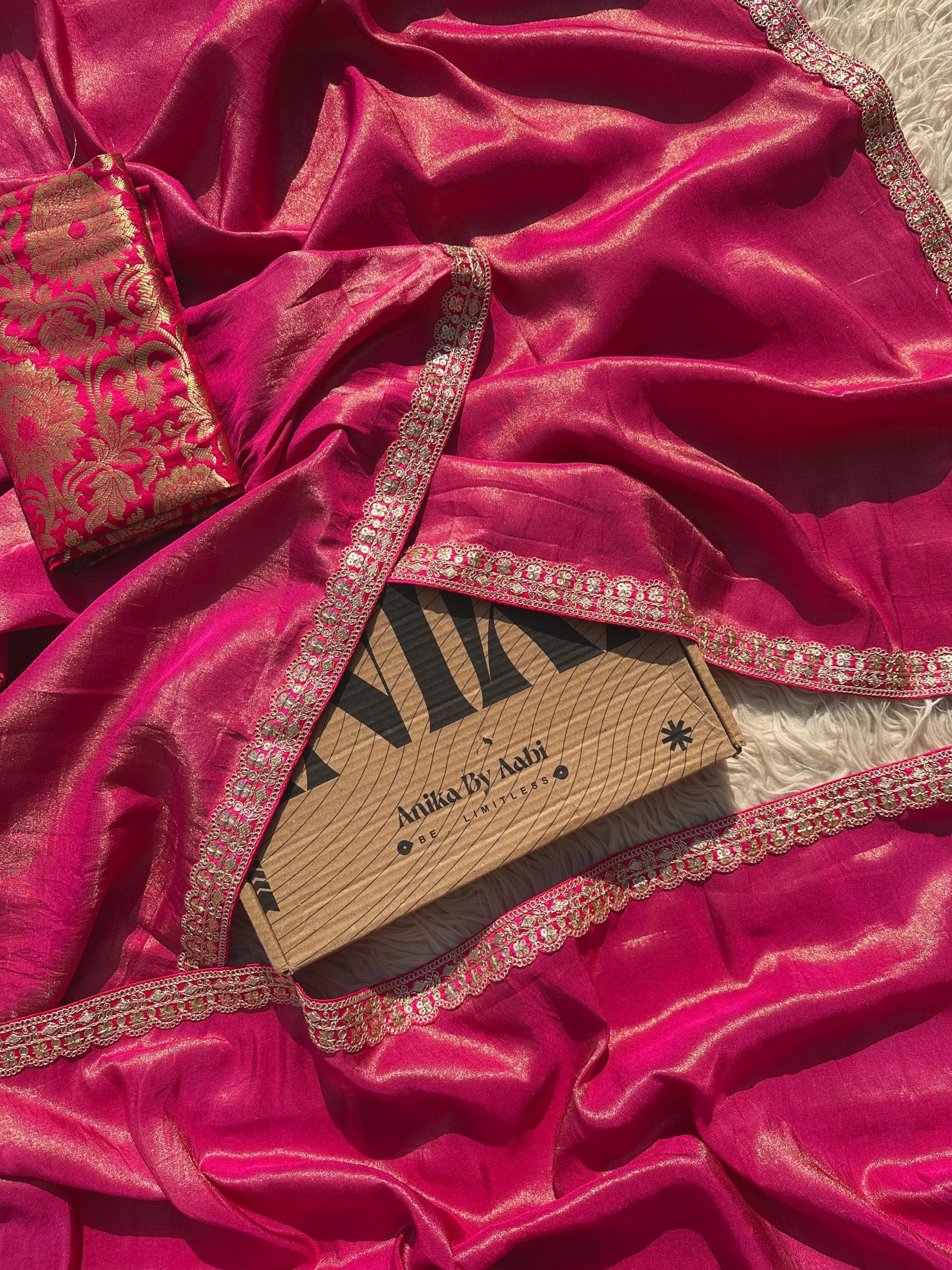MIRA-RANIPINK SAREE
