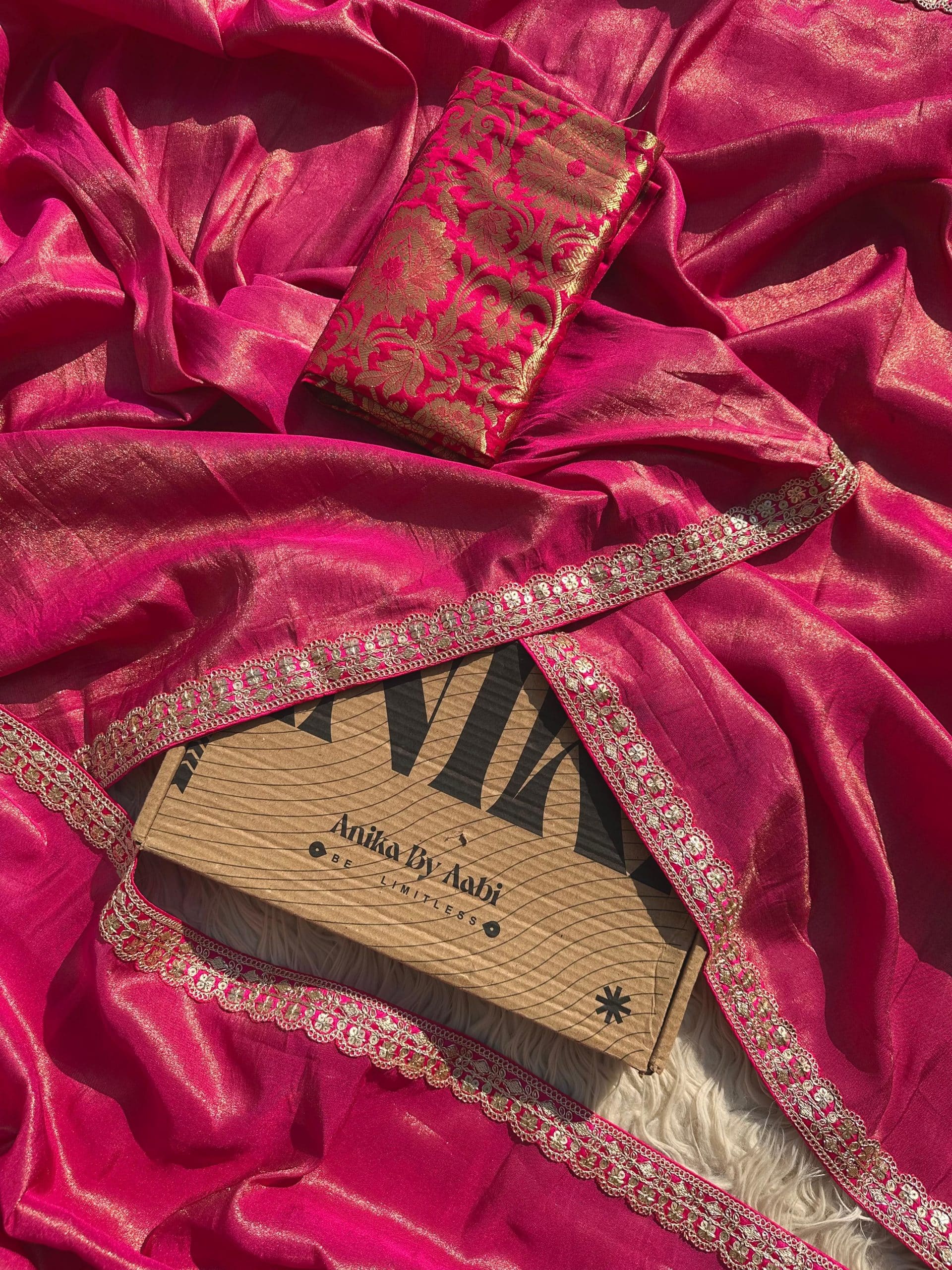MIRA-RANIPINK SAREE