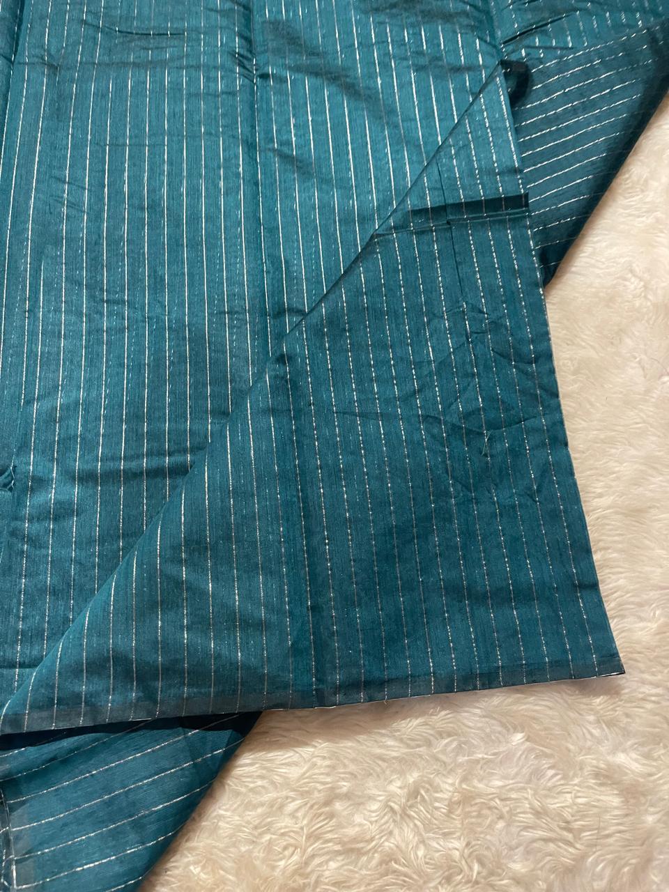 OVIYA-PEACOCK GREEN SAREE