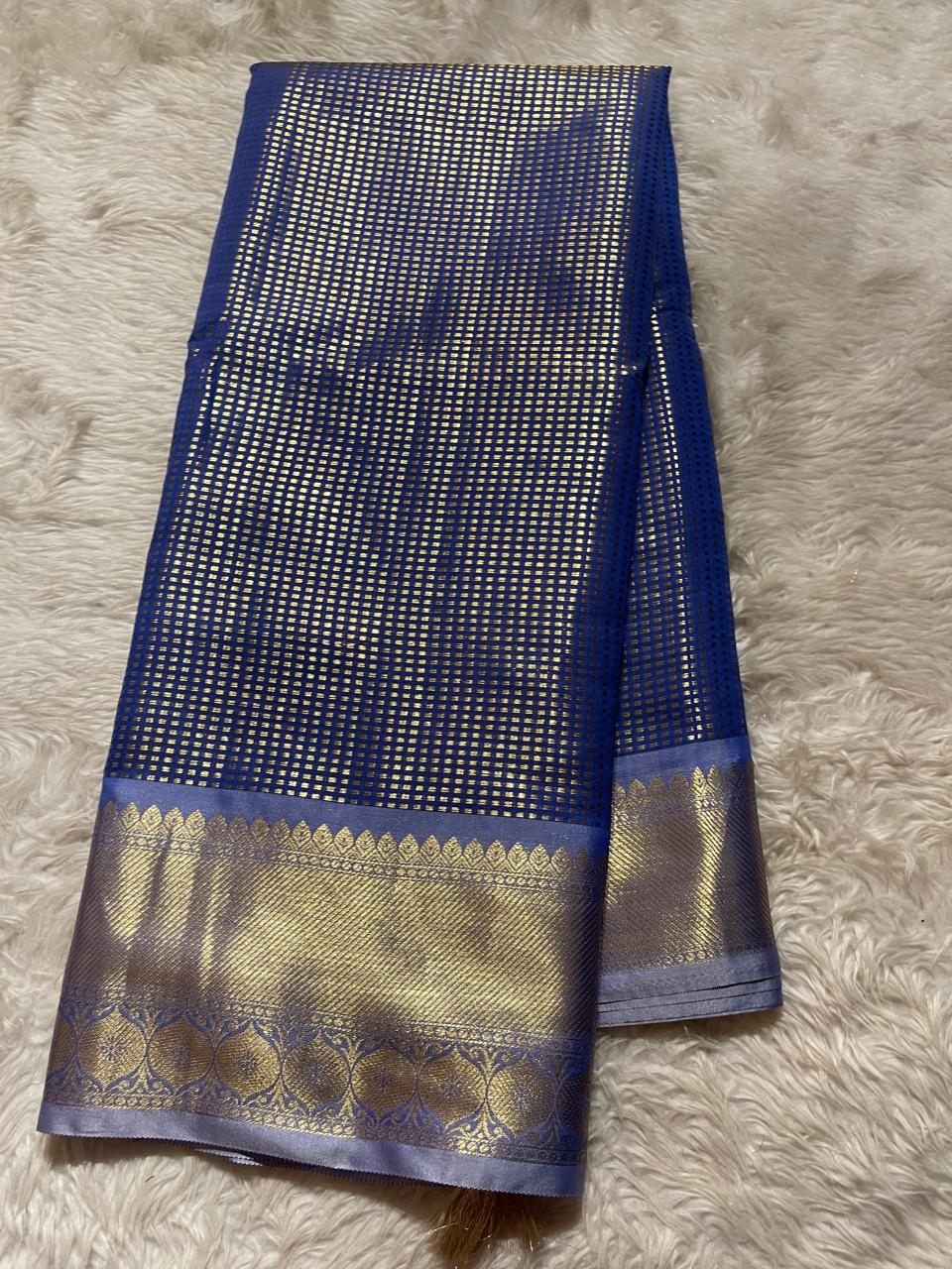 SWAGATH-ROYALBLUE SAREE