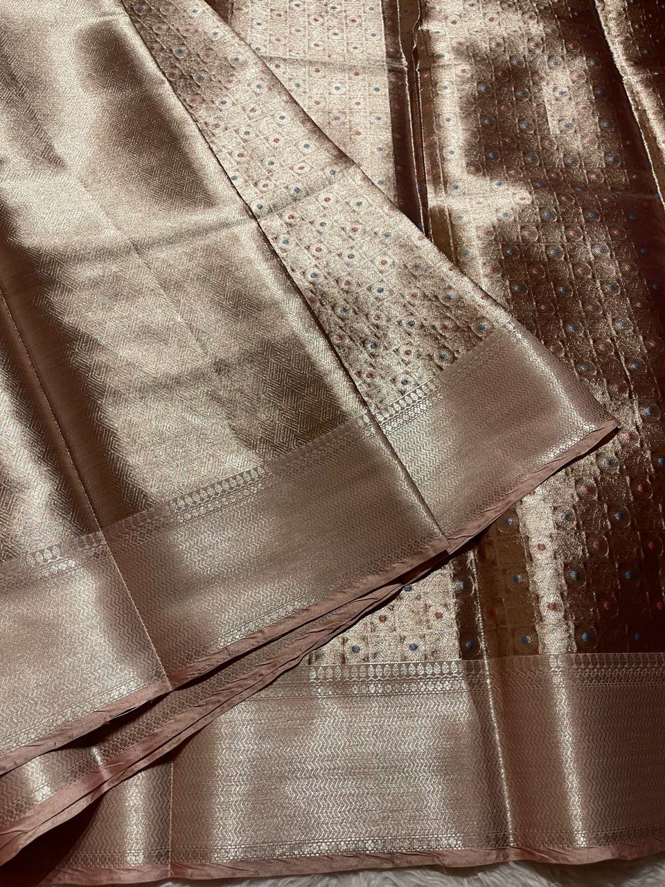 TIRA-PASTEL MULTI COLOUR TISSUE SAREE