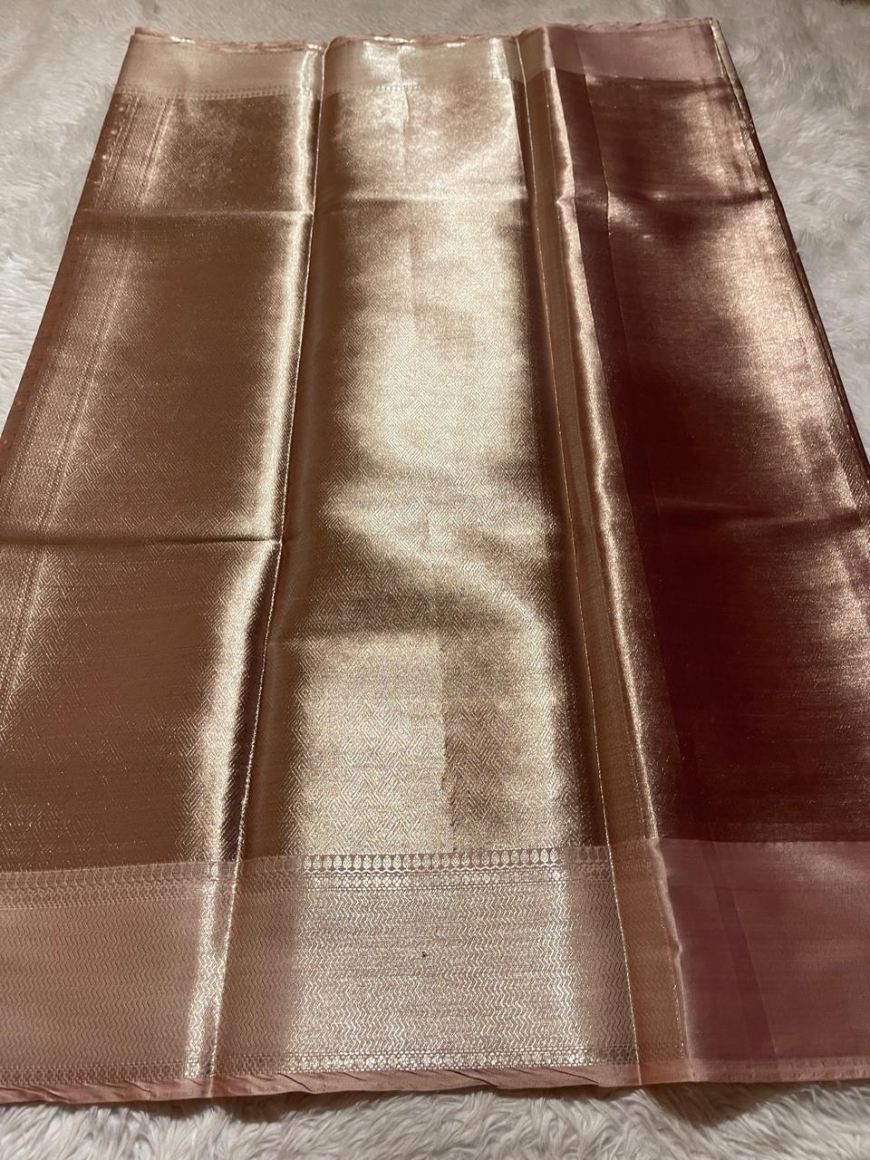 TIRA-PASTEL MULTI COLOUR TISSUE SAREE