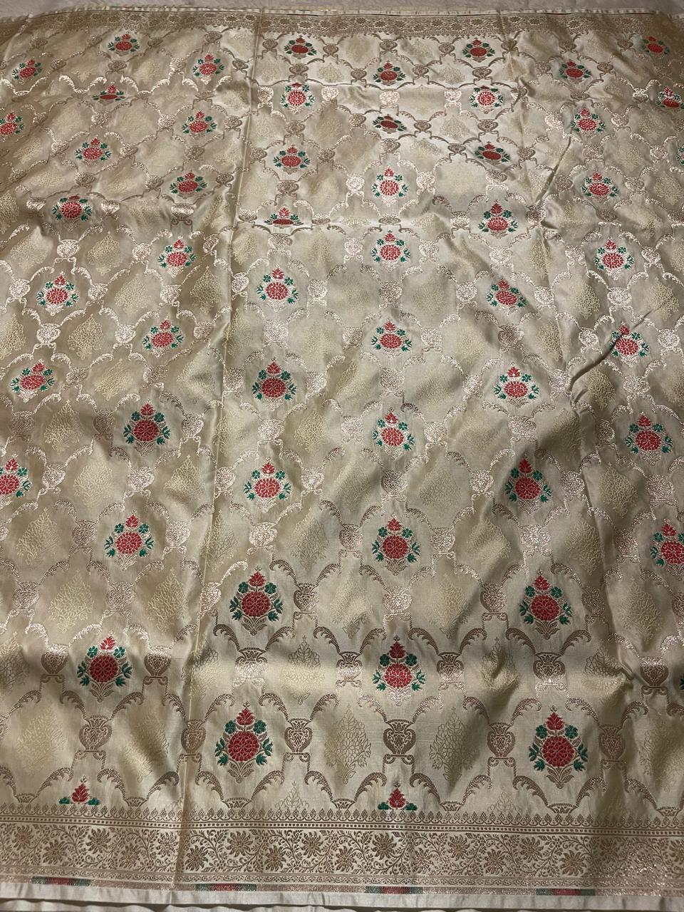Anika's Banarasi Semi Georgette Soft Silk-03