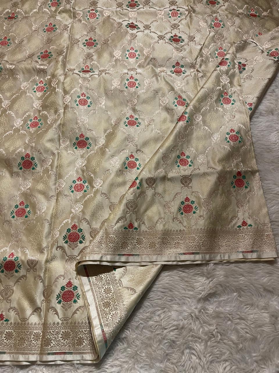 Anika's Banarasi Semi Georgette Soft Silk-03