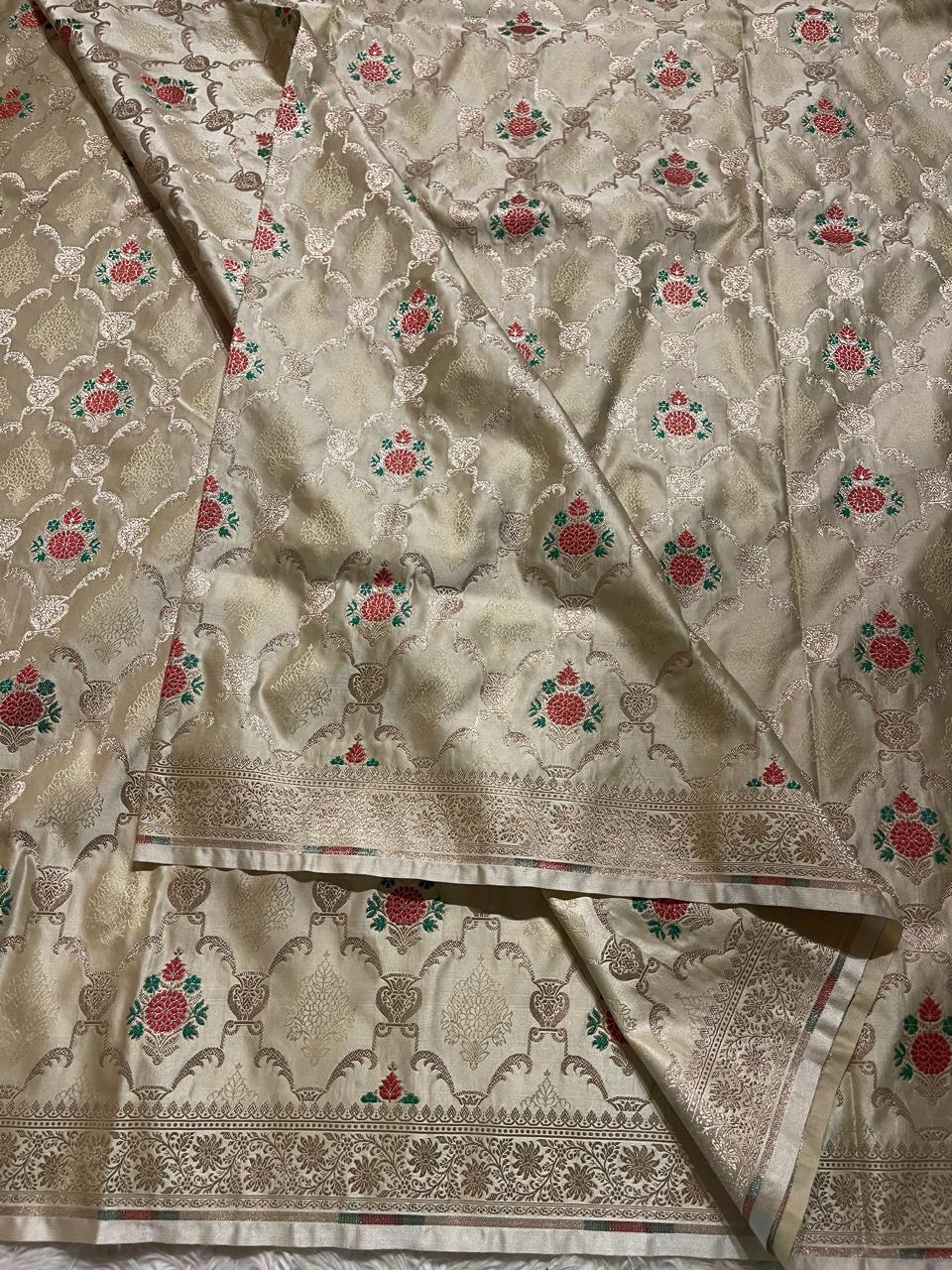 Anika's Banarasi Semi Georgette Soft Silk-03