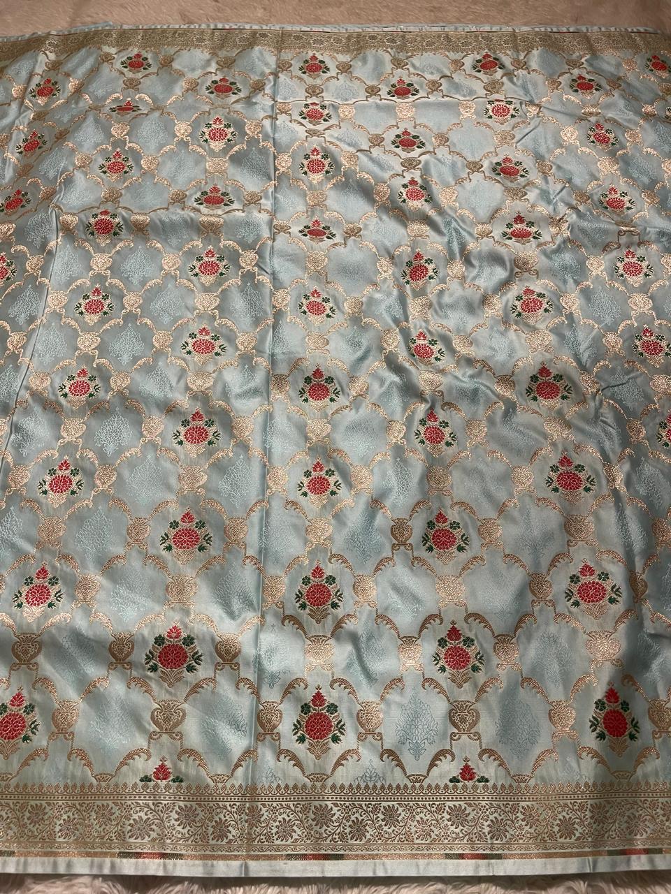 Anika's Banarasi Semi Georgette Soft Silk-02