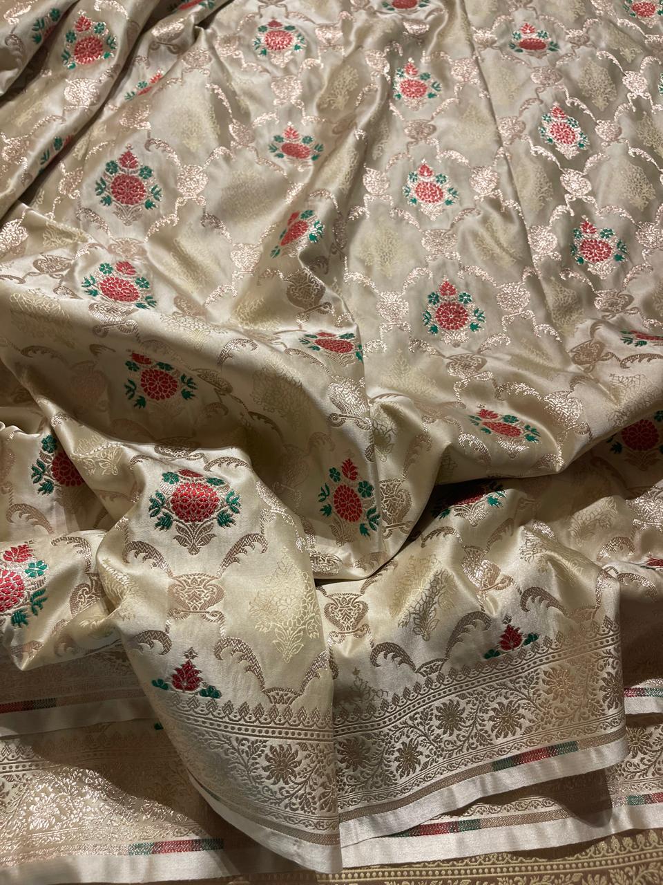 Anika's Banarasi Semi Georgette Soft Silk-03