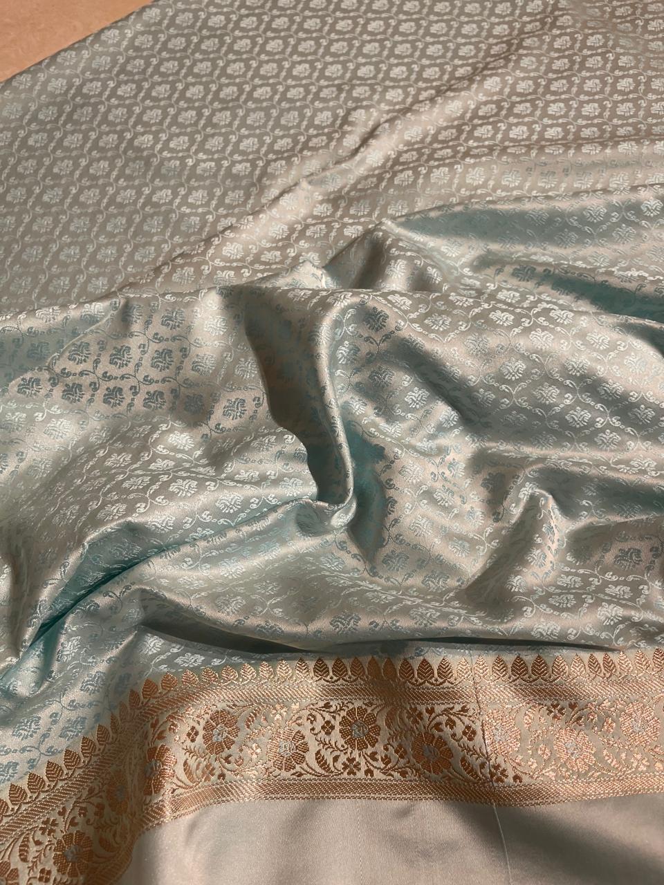 Anika's Banarasi Semi Georgette Soft Silk-02