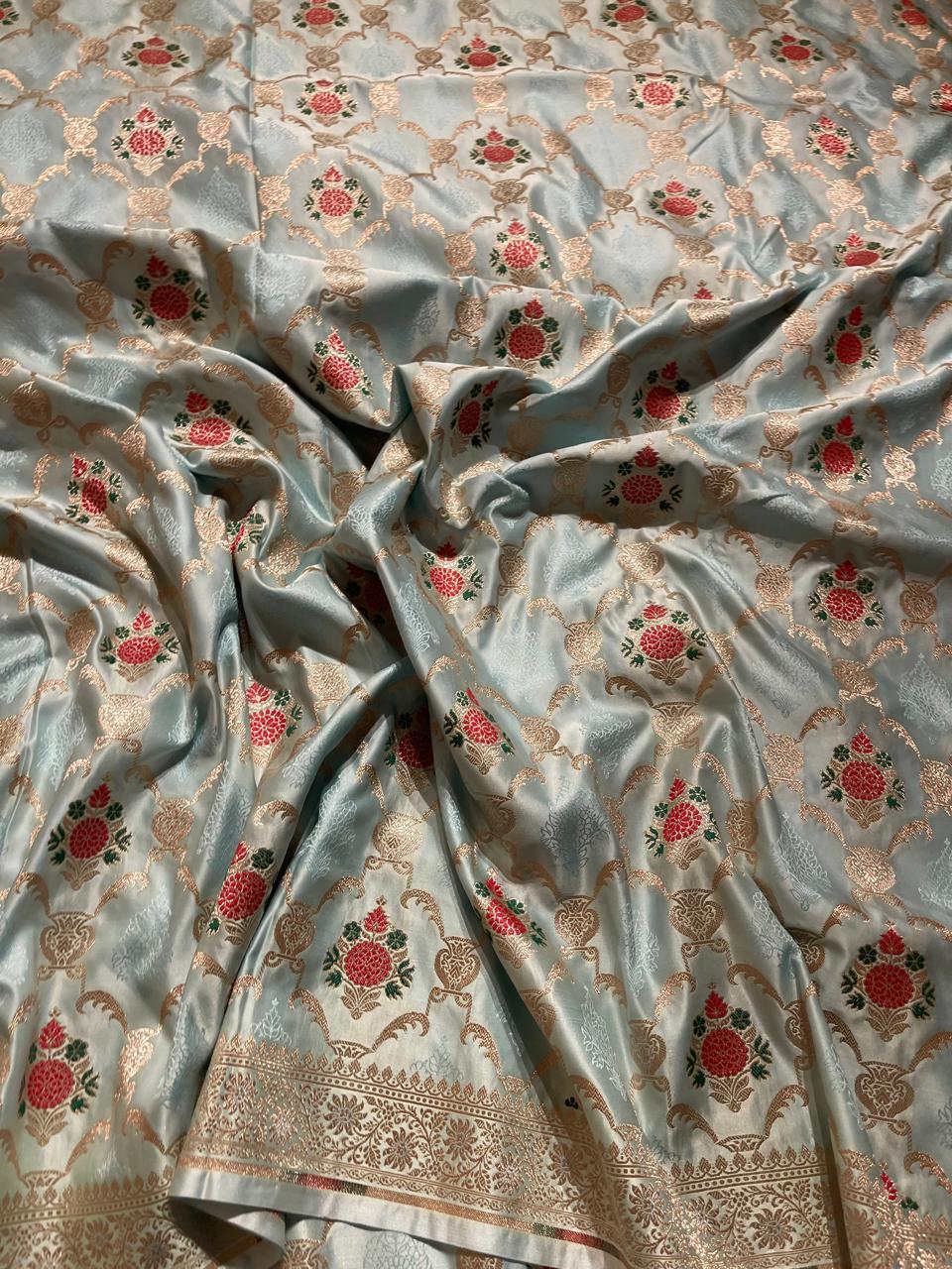 Anika's Banarasi Semi Georgette Soft Silk-02