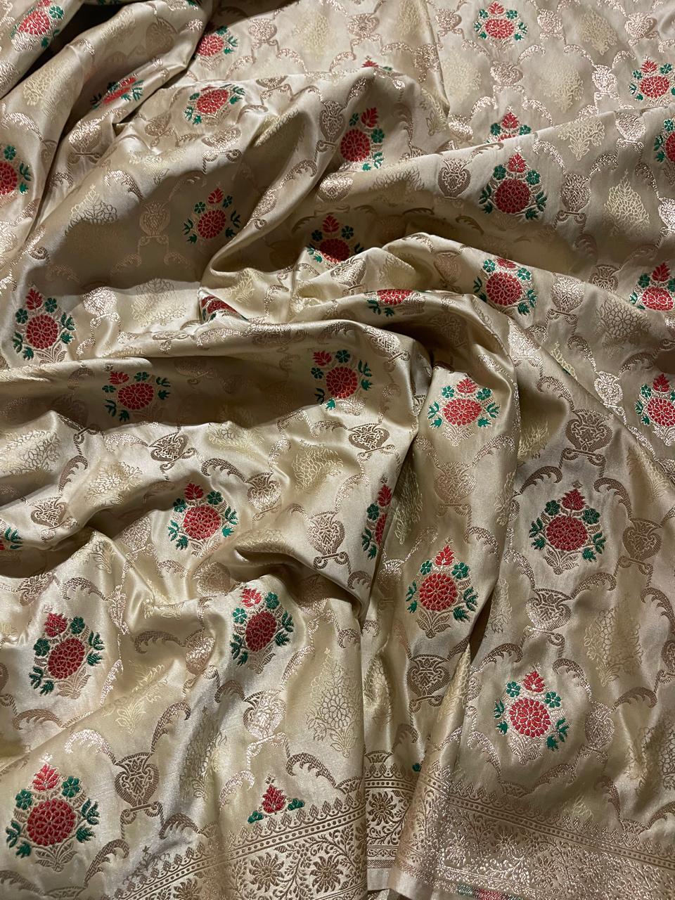 Anika's Banarasi Semi Georgette Soft Silk-03