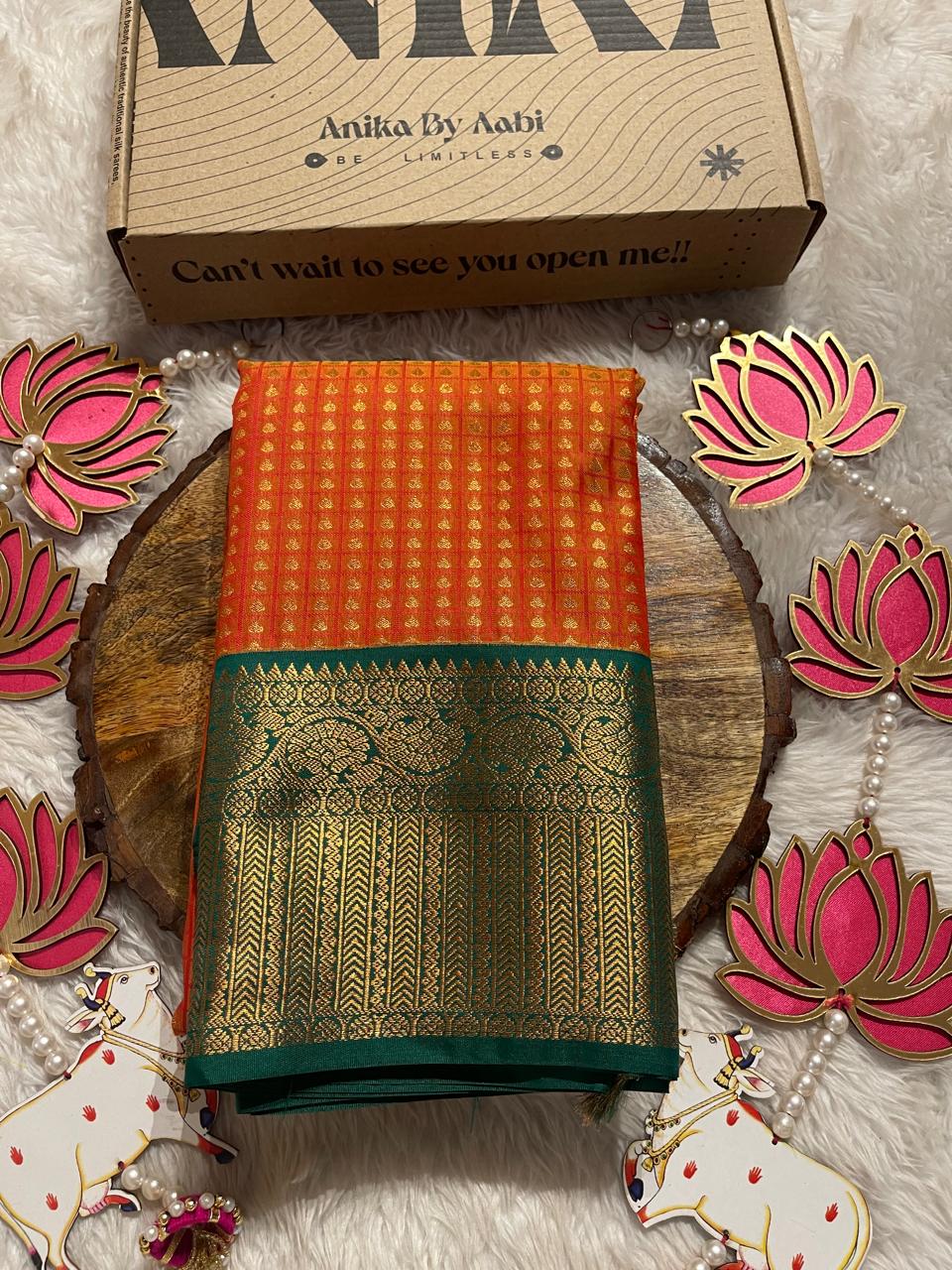 1000 BUTTAS-ORANGE WITH GREEN