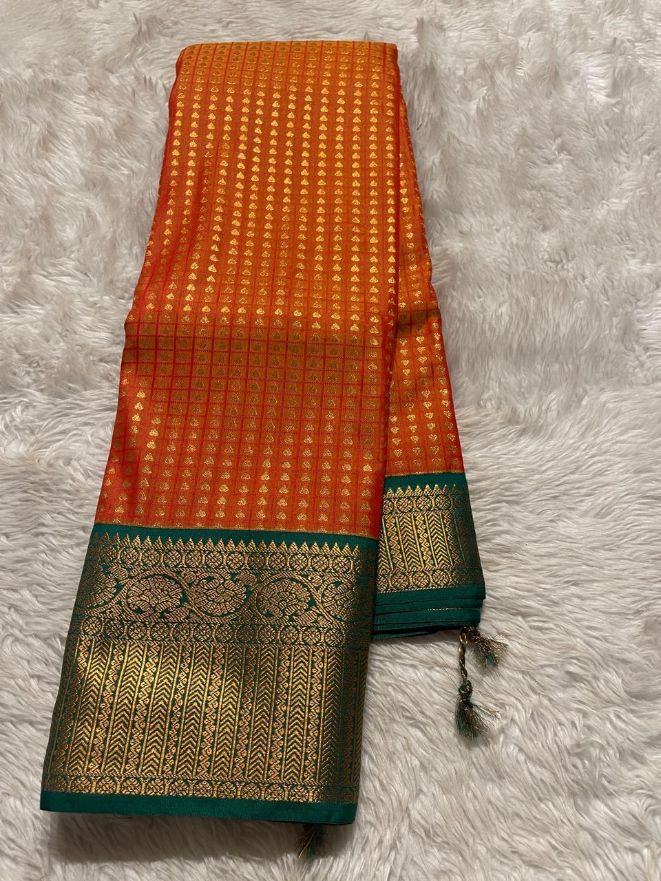 1000 BUTTAS-ORANGE WITH GREEN